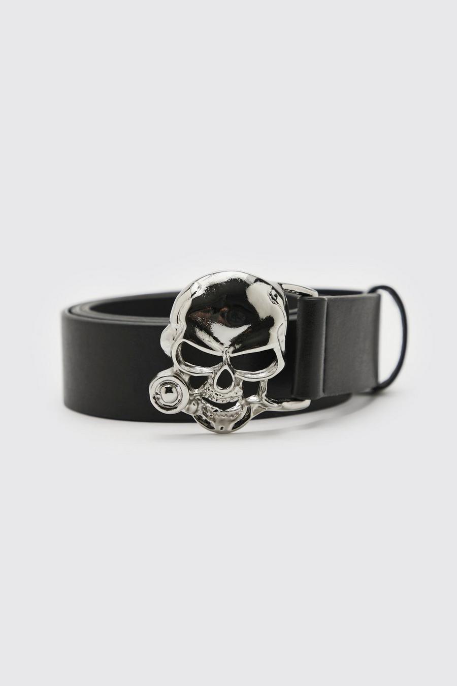 Black Skull Belt image number 1
