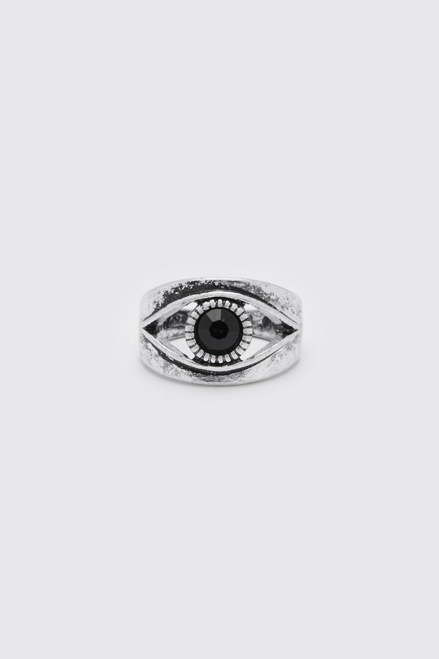 Silver argent Eye Ring