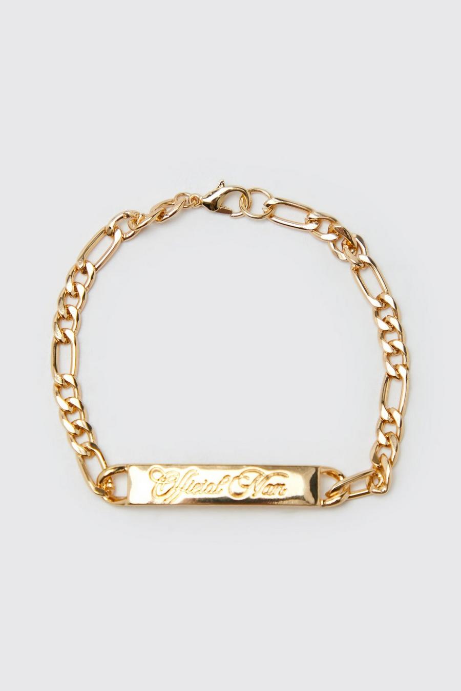 Pulsera MAN Official, Gold metallizzato image number 1