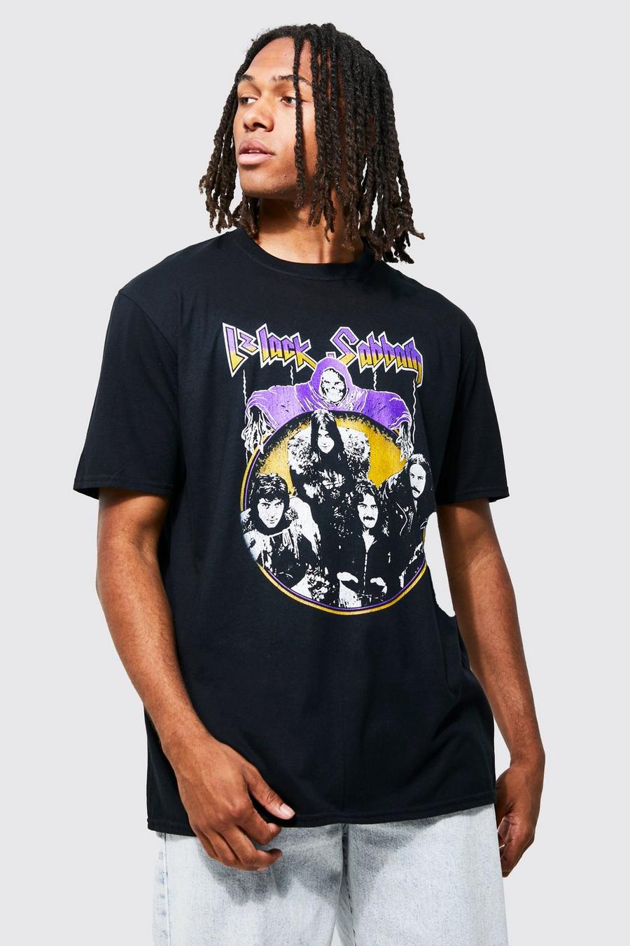 Oversized Black Sabbath License T-shirt image number 1