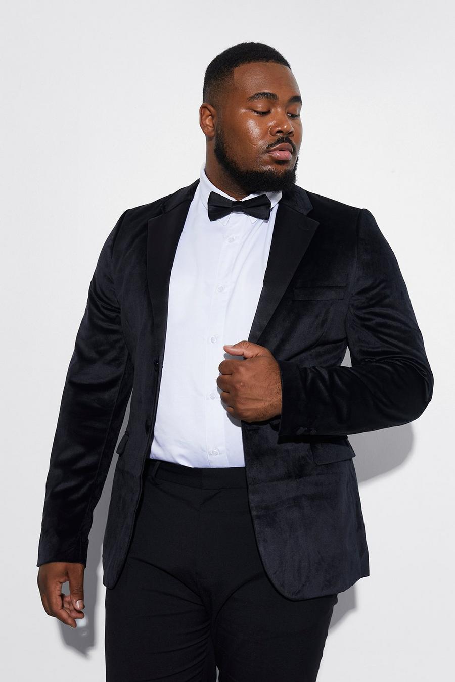 Big and Tall Black Suits - Big and Tall Tuxedo Dinner Jacket