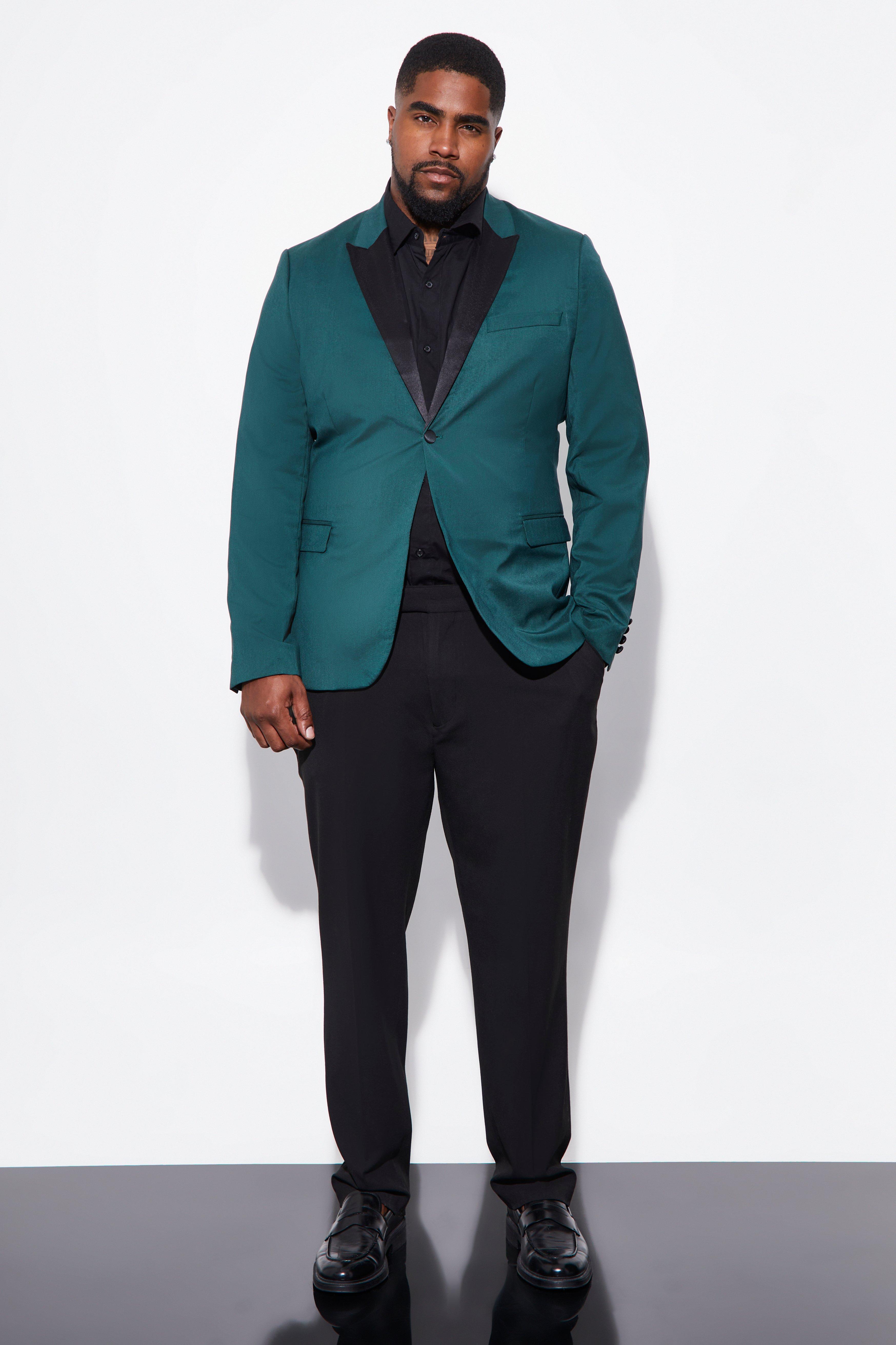 Forest green shop tuxedo jacket