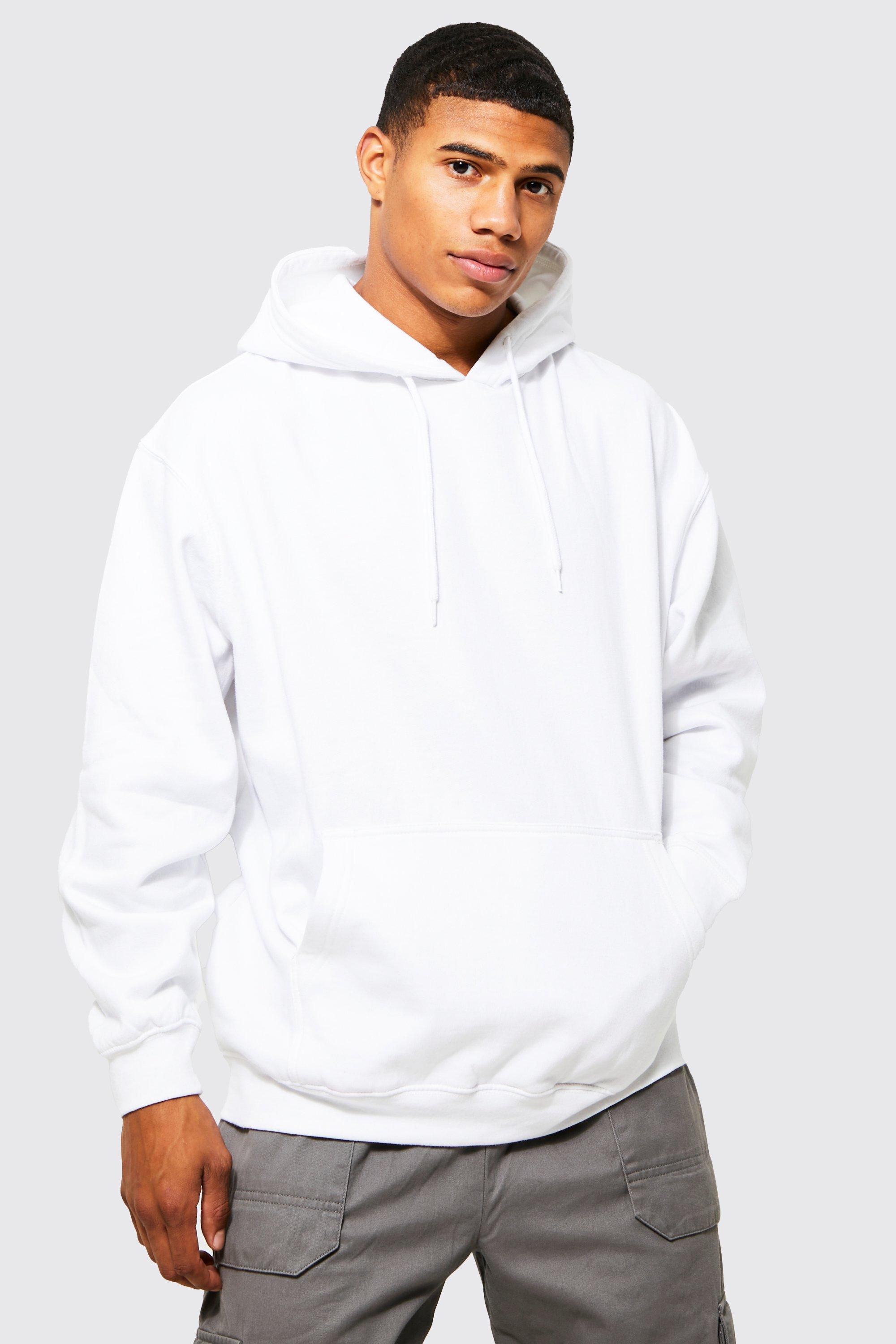 Mens white 2025 oversized hoodie