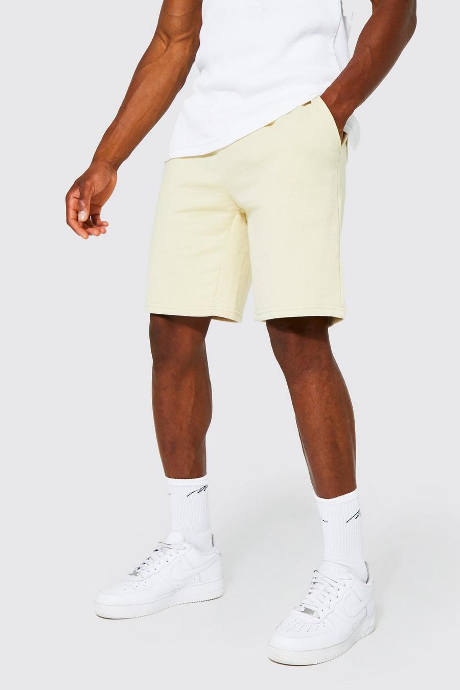 Sand Slim Fit Jersey Shorts image number 1