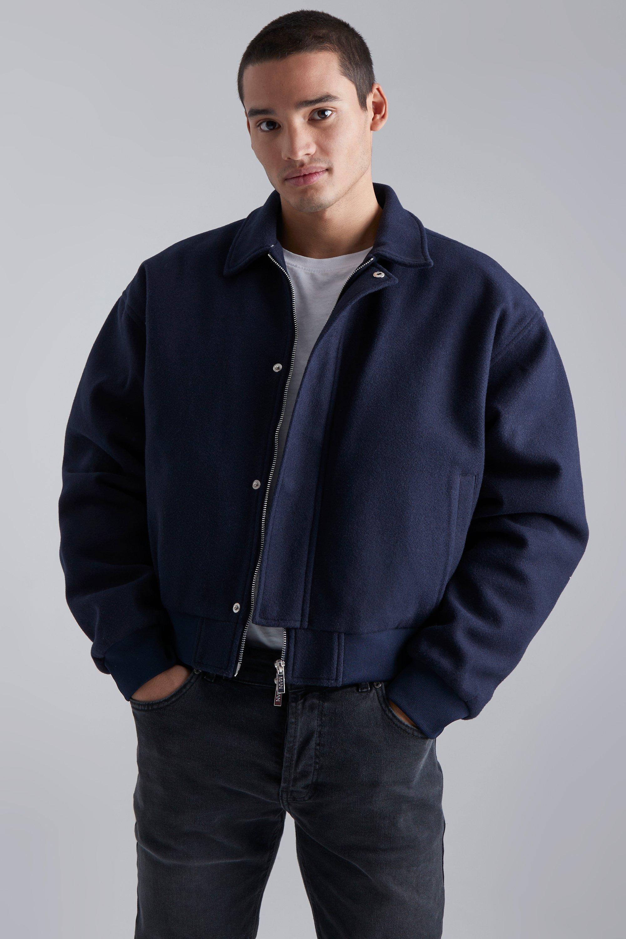 ジャケット・アウター comfortable reason melton bomber jacket COMFORTABLE REASON 