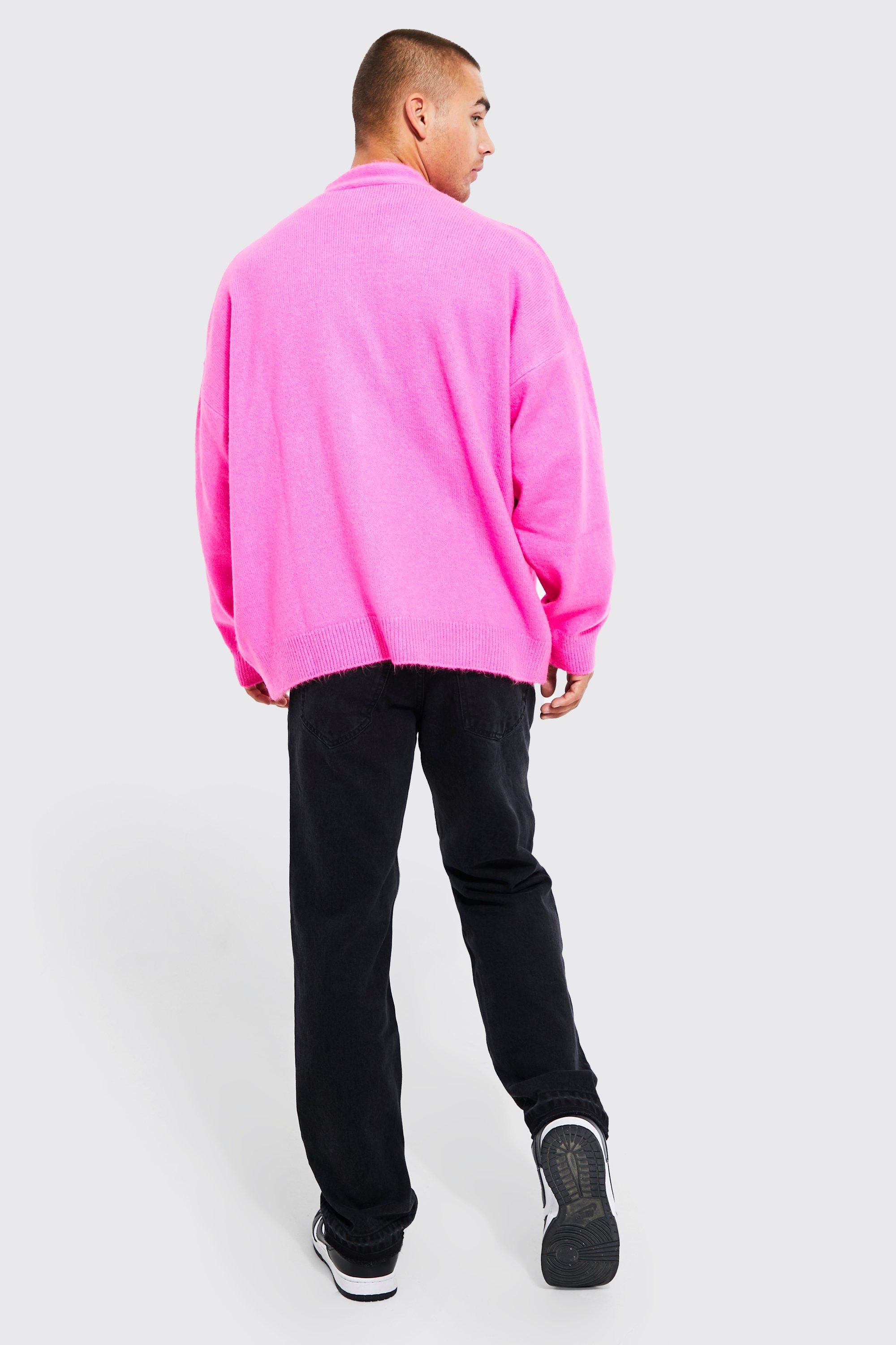 Boxy Dropped Shoulder Fluffy Cardigan | boohoo USA Boxy Dropped Shoulder Fluffy Cardigan | boohoo USA