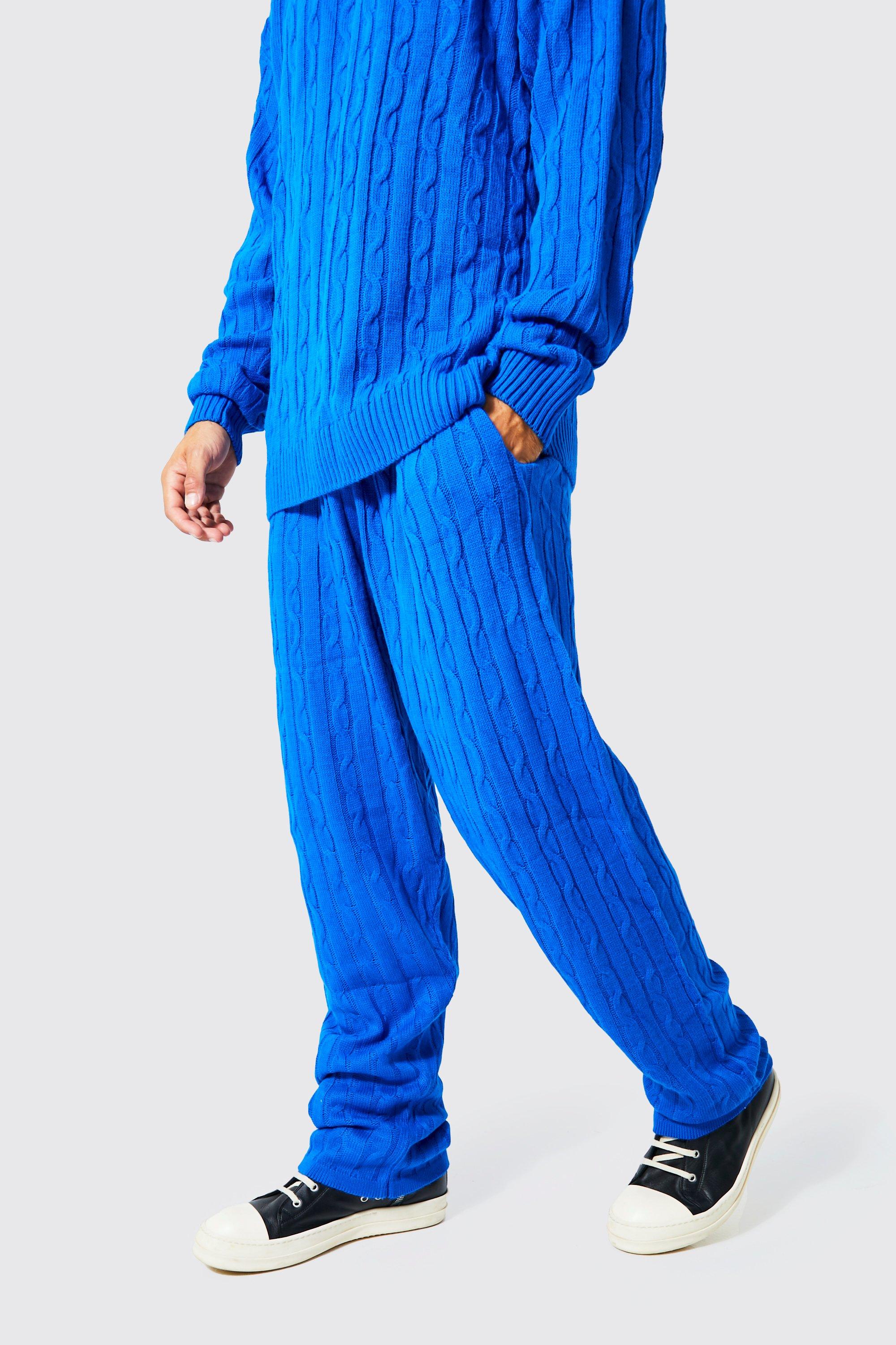 Cable cheap knit tracksuit