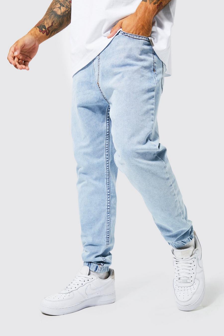 Denim Jogger With Drawcords