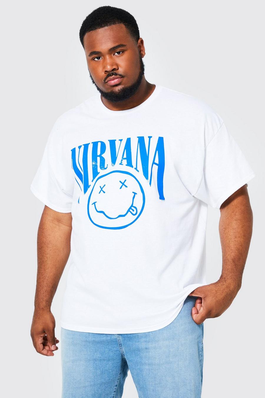 White Plus Nirvana License T-shirt