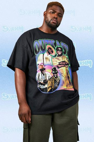 Plus Vintage Outkast License T-shirt black