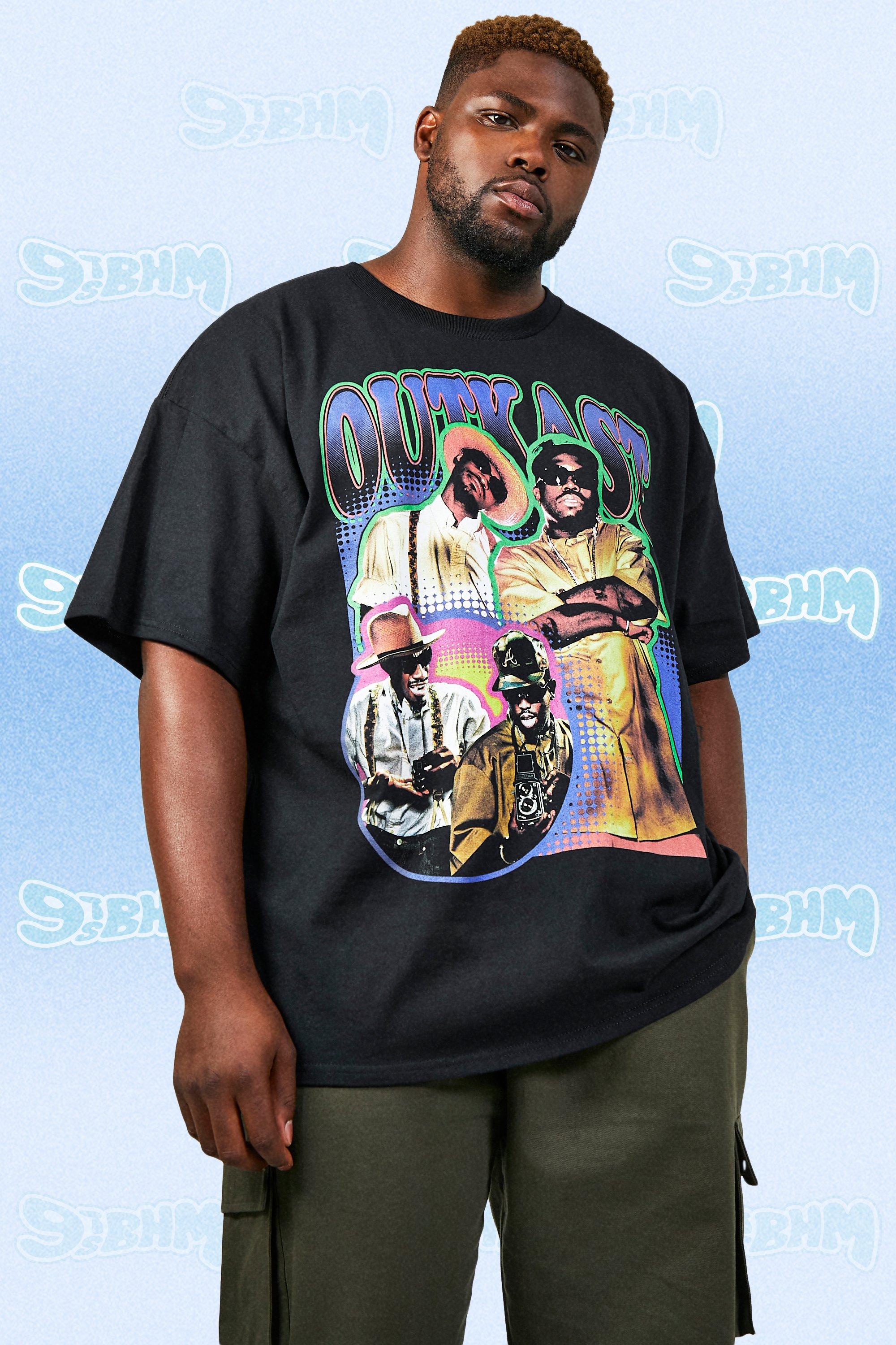 Plus Vintage Outkast License T-shirt | boohoo