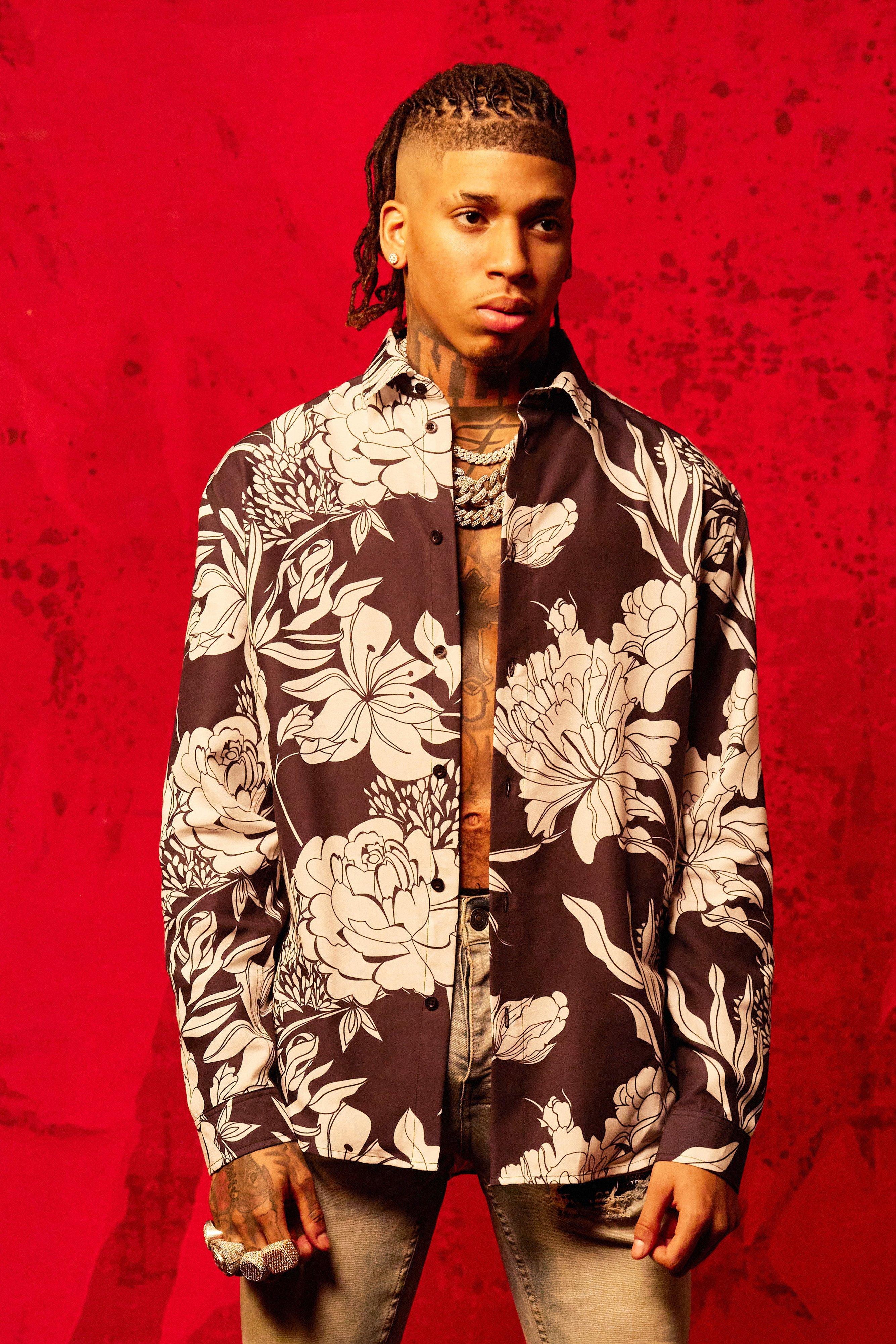 oversized floral shirt mens