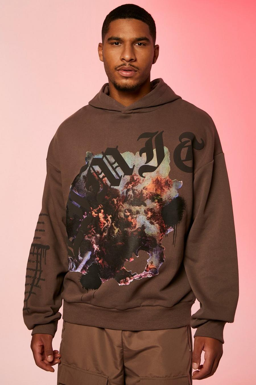 Coffee marrón Tall Renaissance Limited Graphic Hoodie