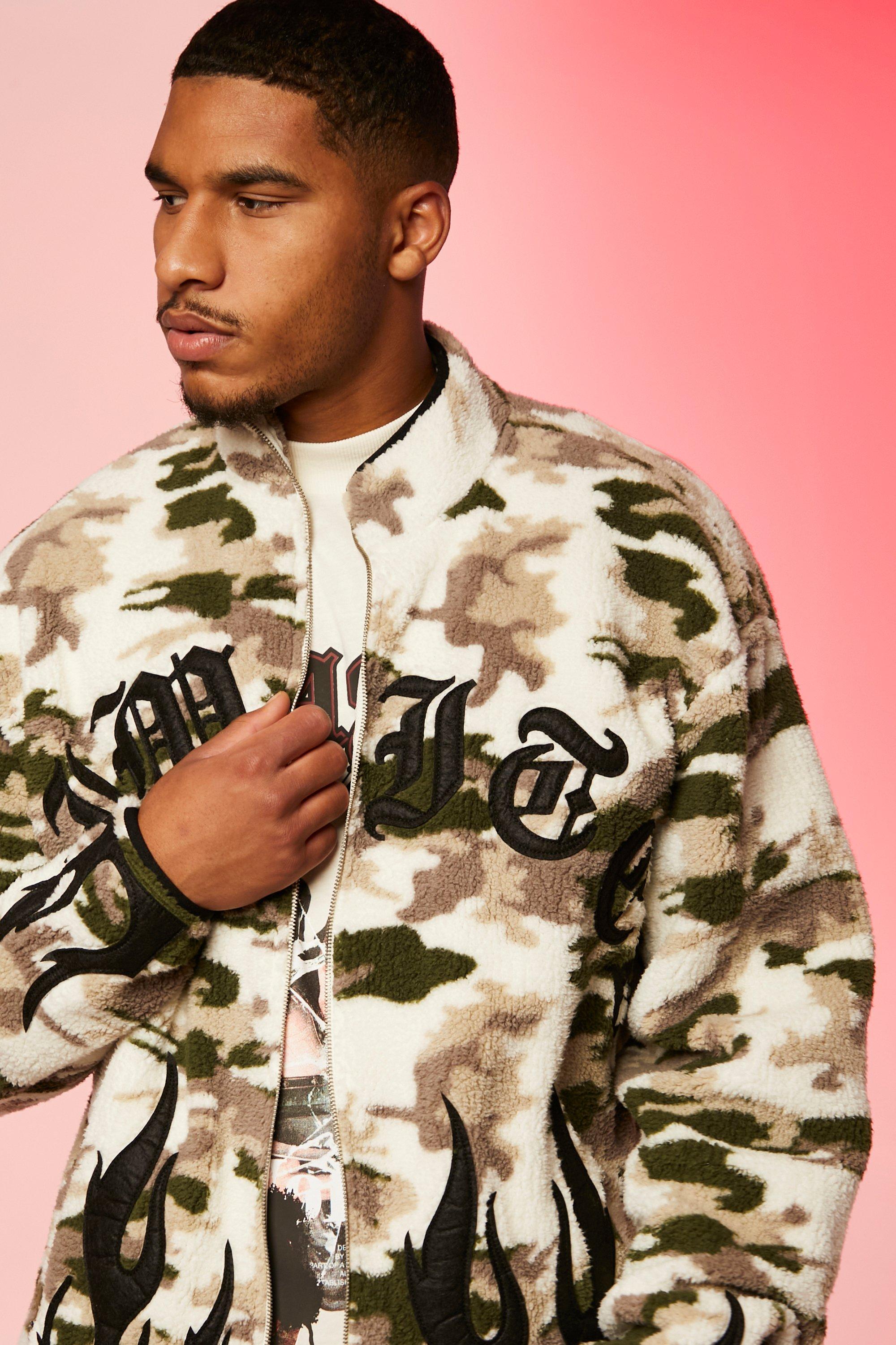 Oversized camo jacket best sale