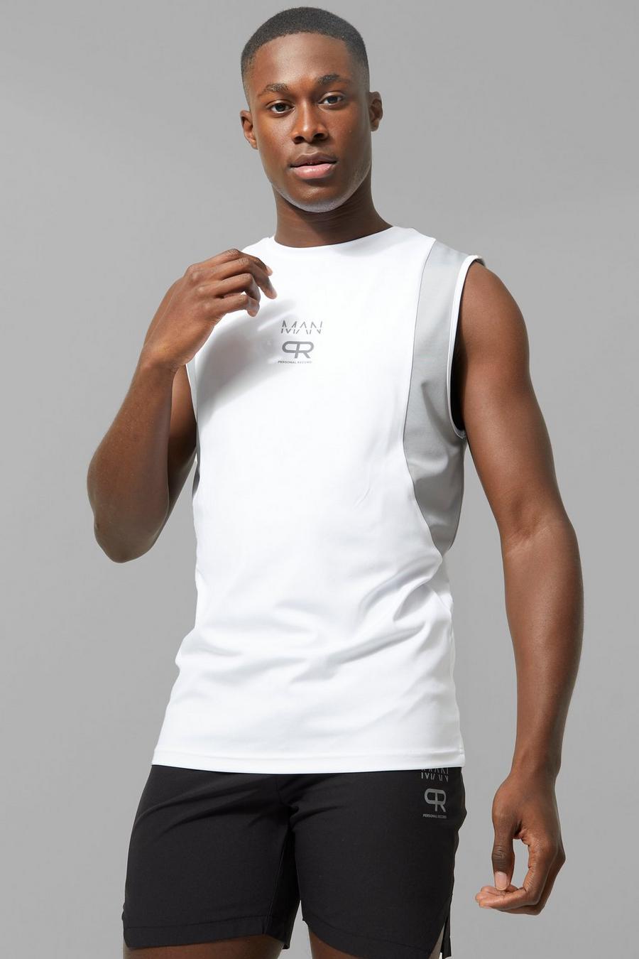 White Man Active X Pr Performance Gym Vest image number 1