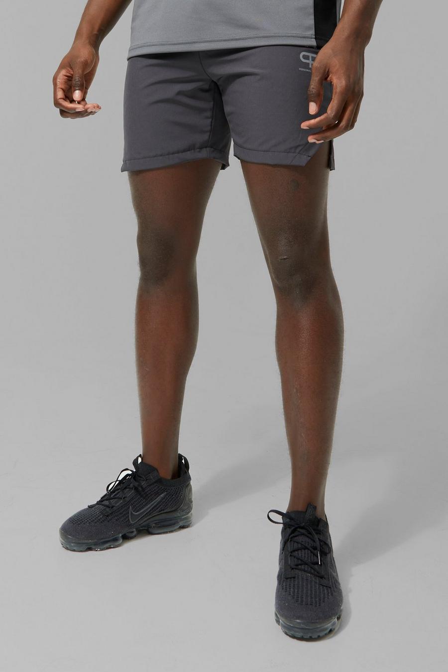 Charcoal grey Man Active X Pr Performance Gym Shorts