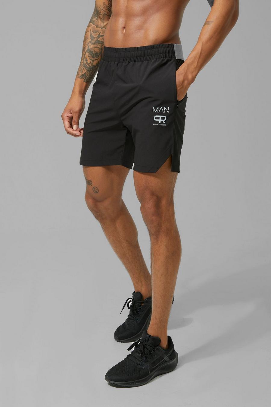 Black Man Active X Pr Performance Fitness Shorts image number 1