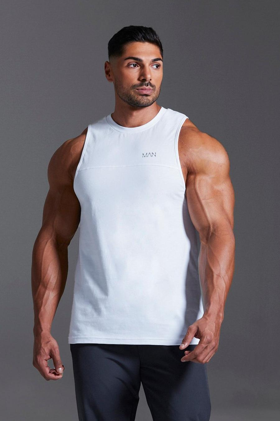White Man Active X Andrei Fitness Tank Top image number 1