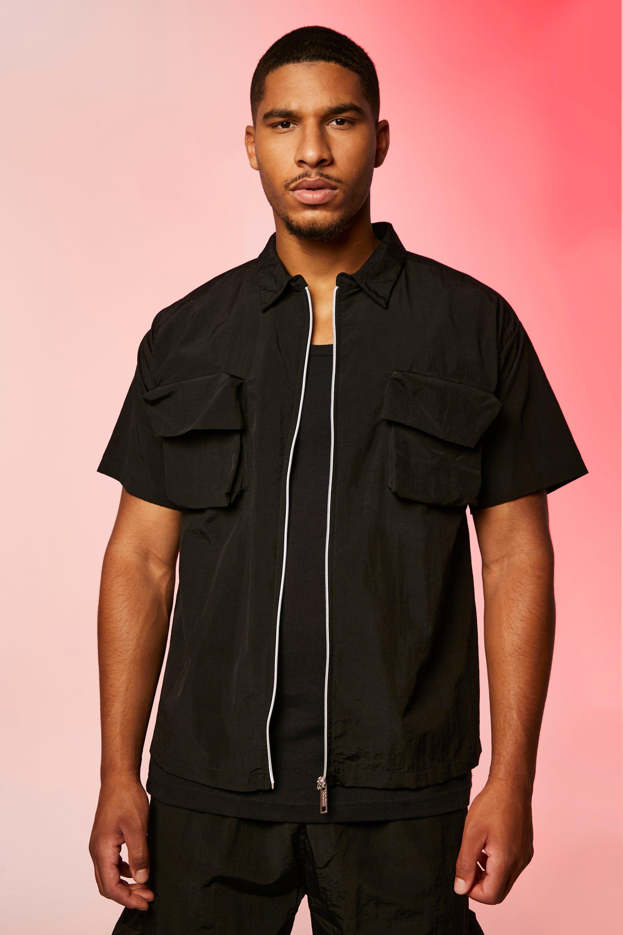 Chemise nylon homme new arrivals