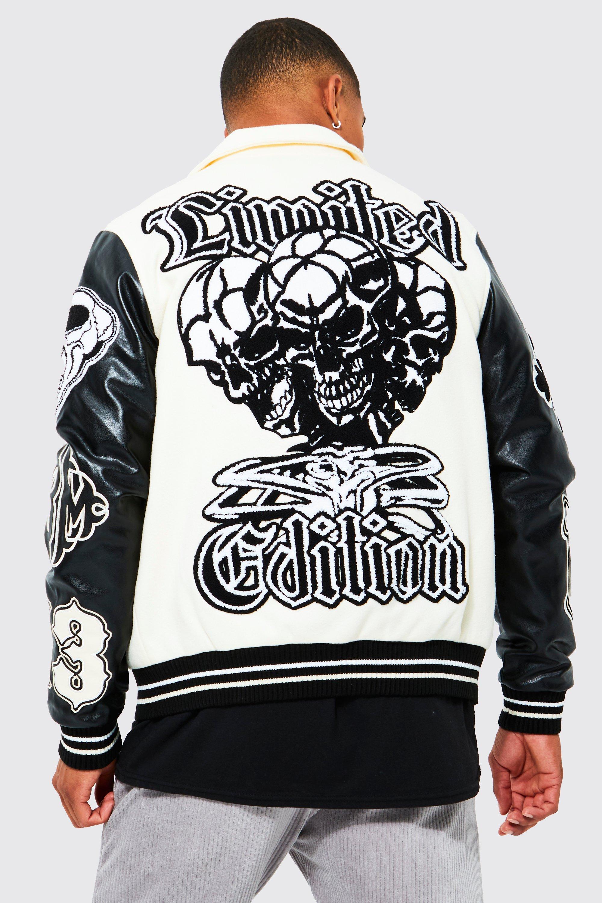 Goth sale varsity jacket