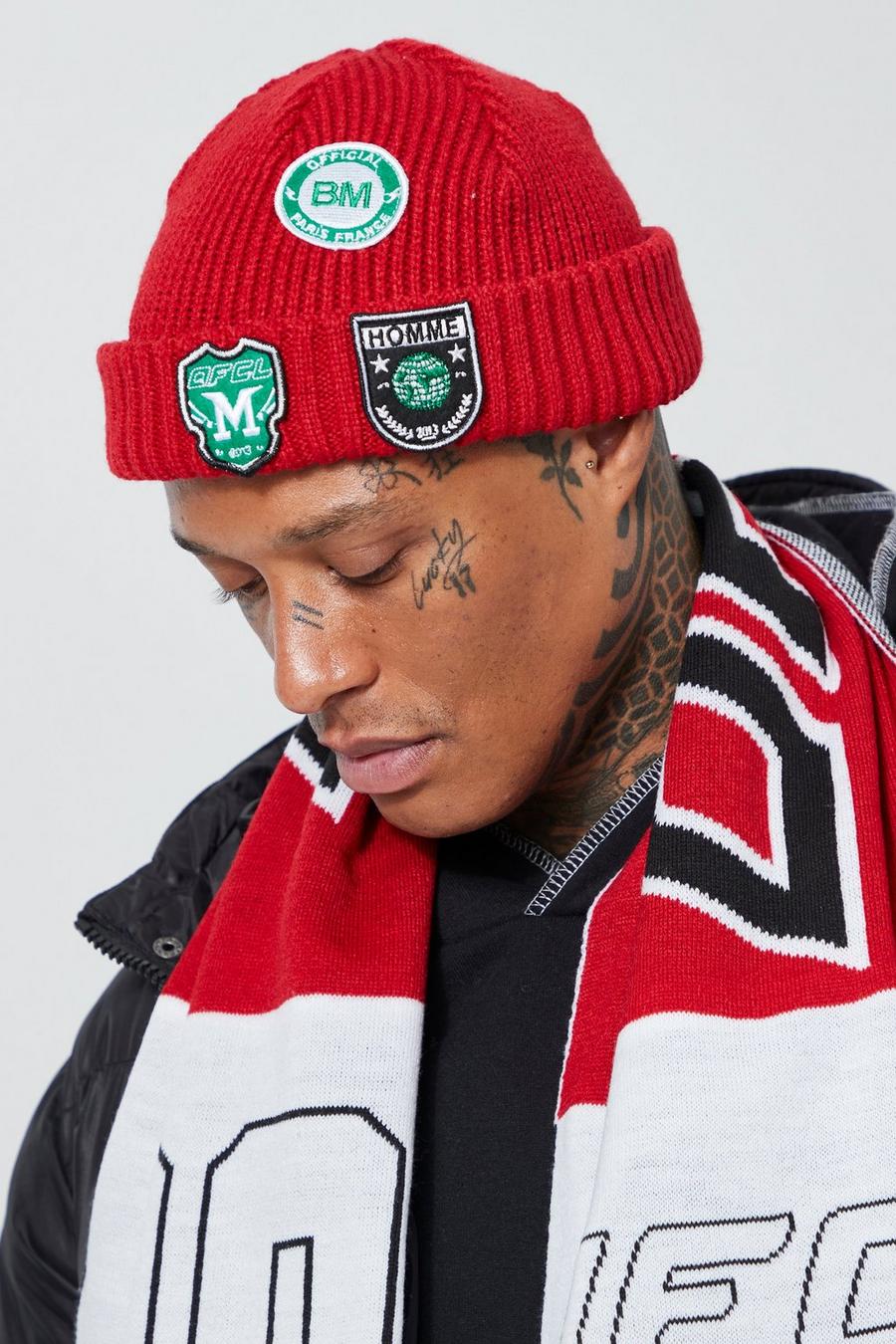 Red Ofcl Badge Beanie image number 1