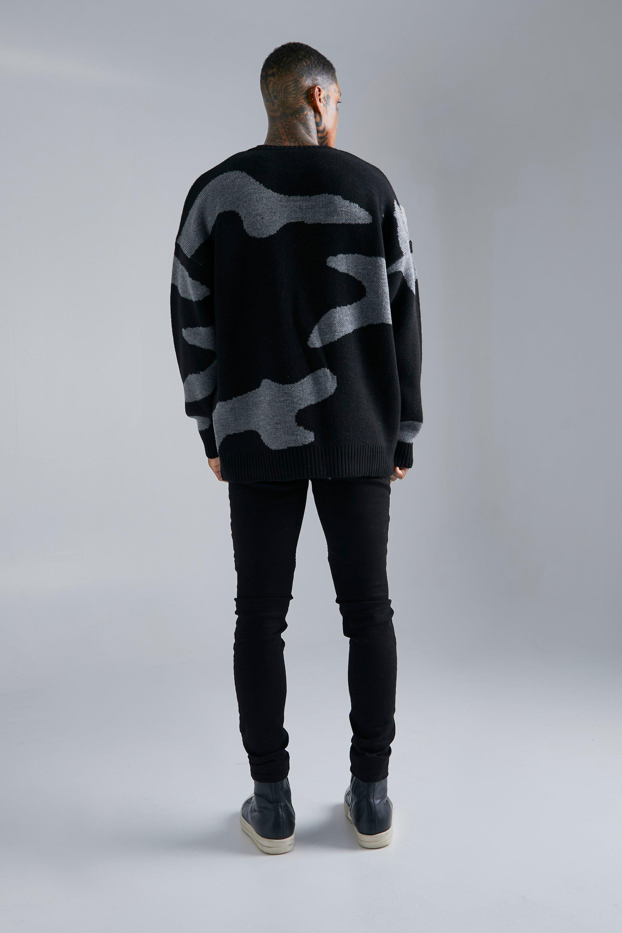 Oversized camo jumper 2025