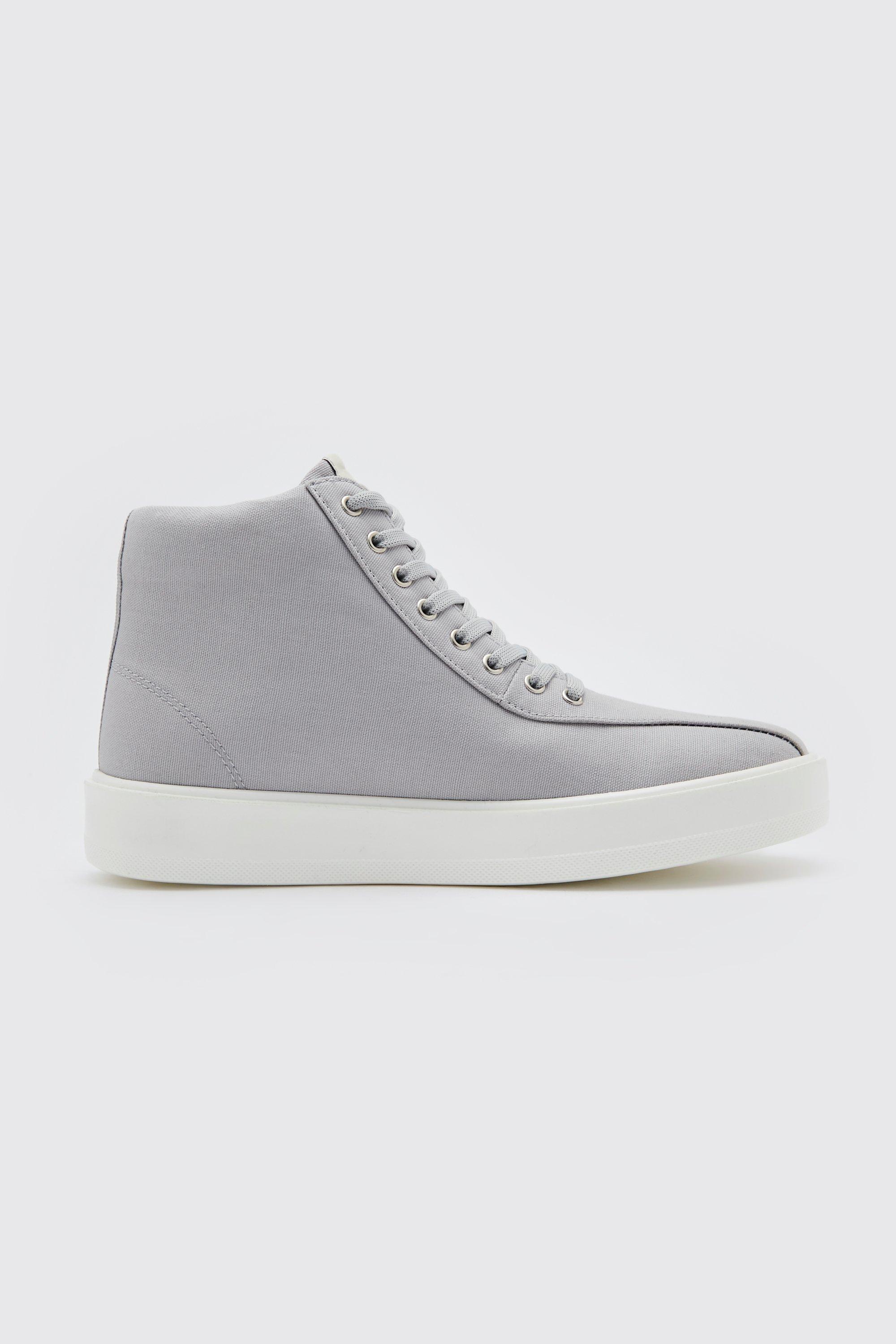 Mid top shop canvas shoes