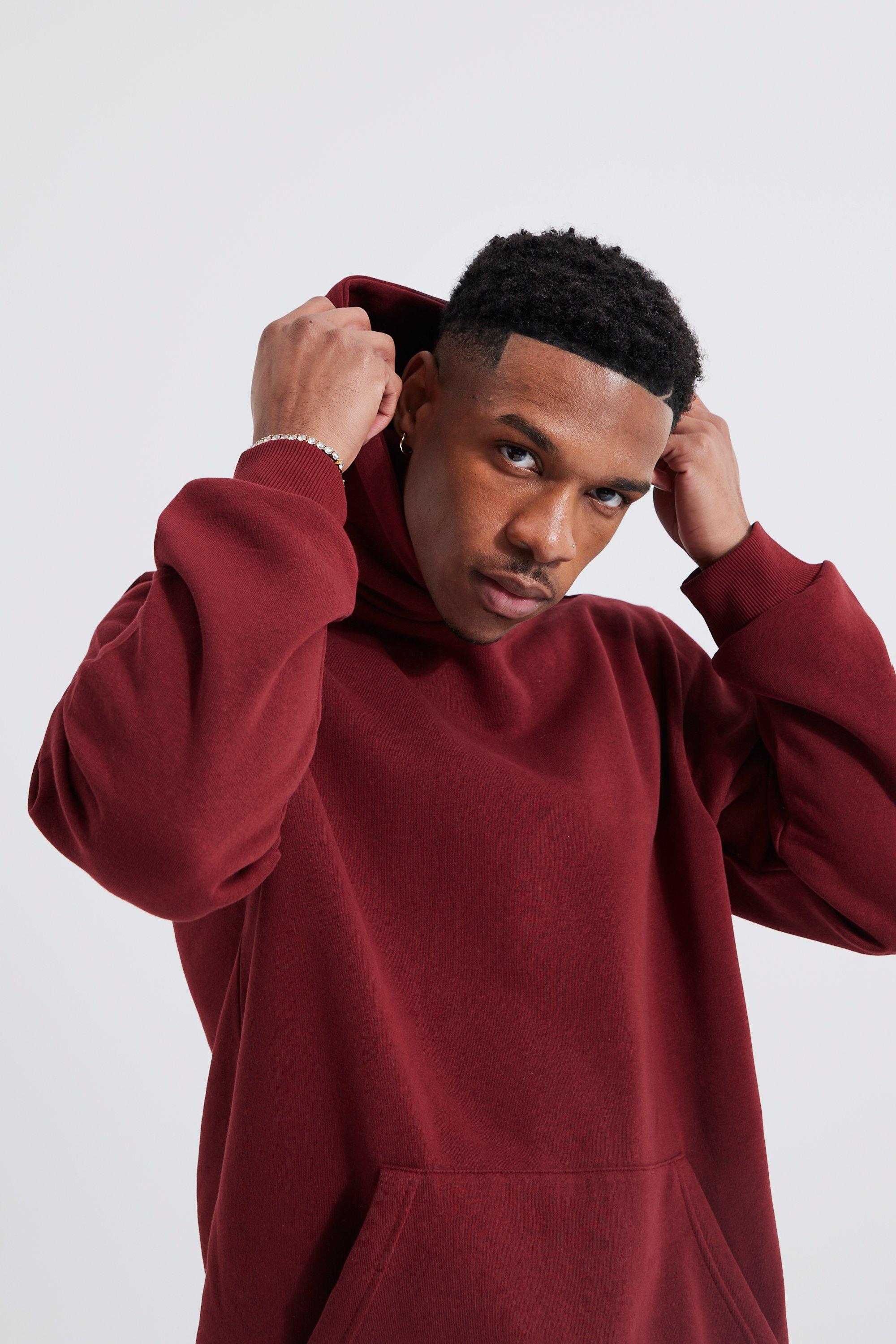 Red deals basic hoodie