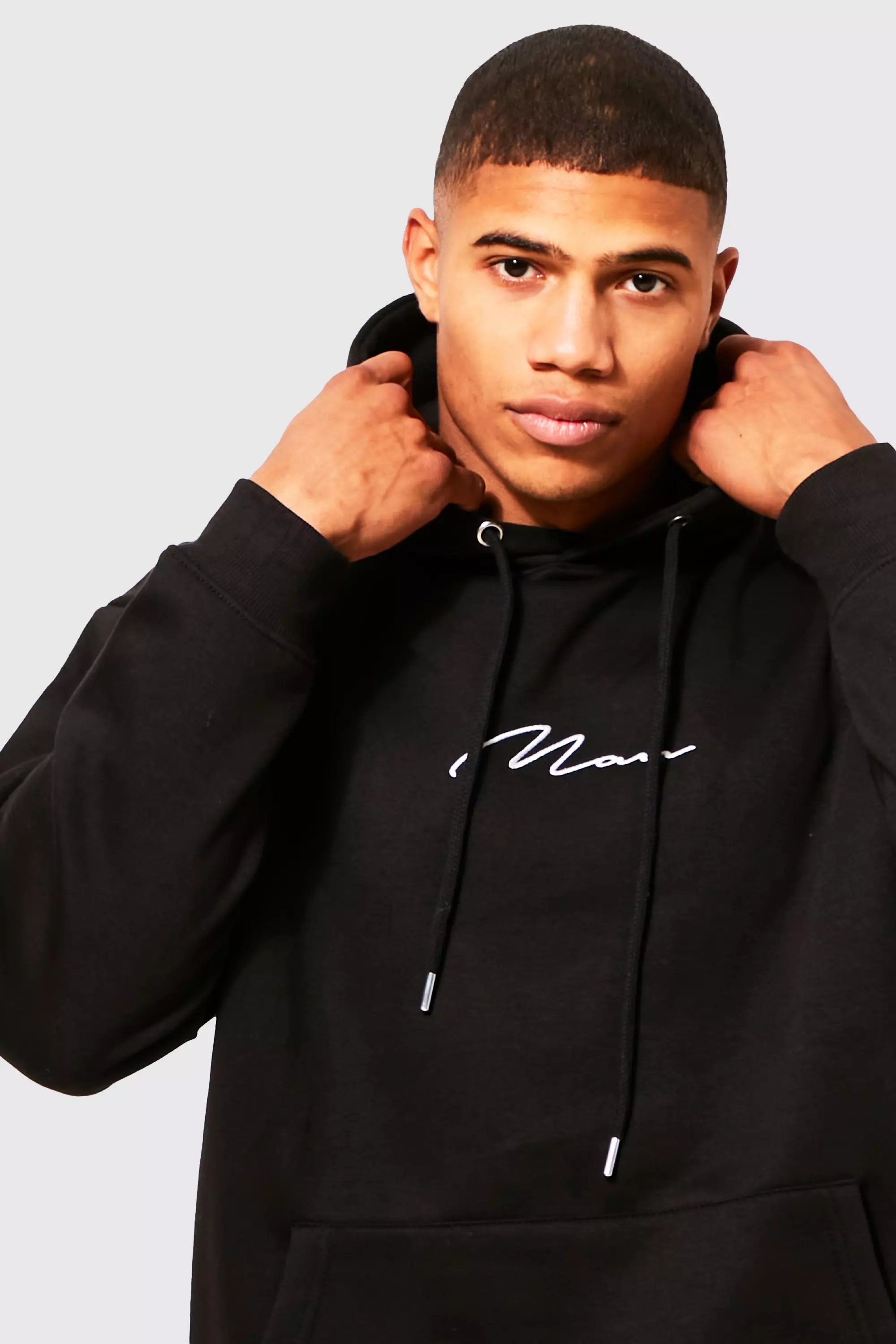 Black Man Signature Over The Head Hoodie alternative image