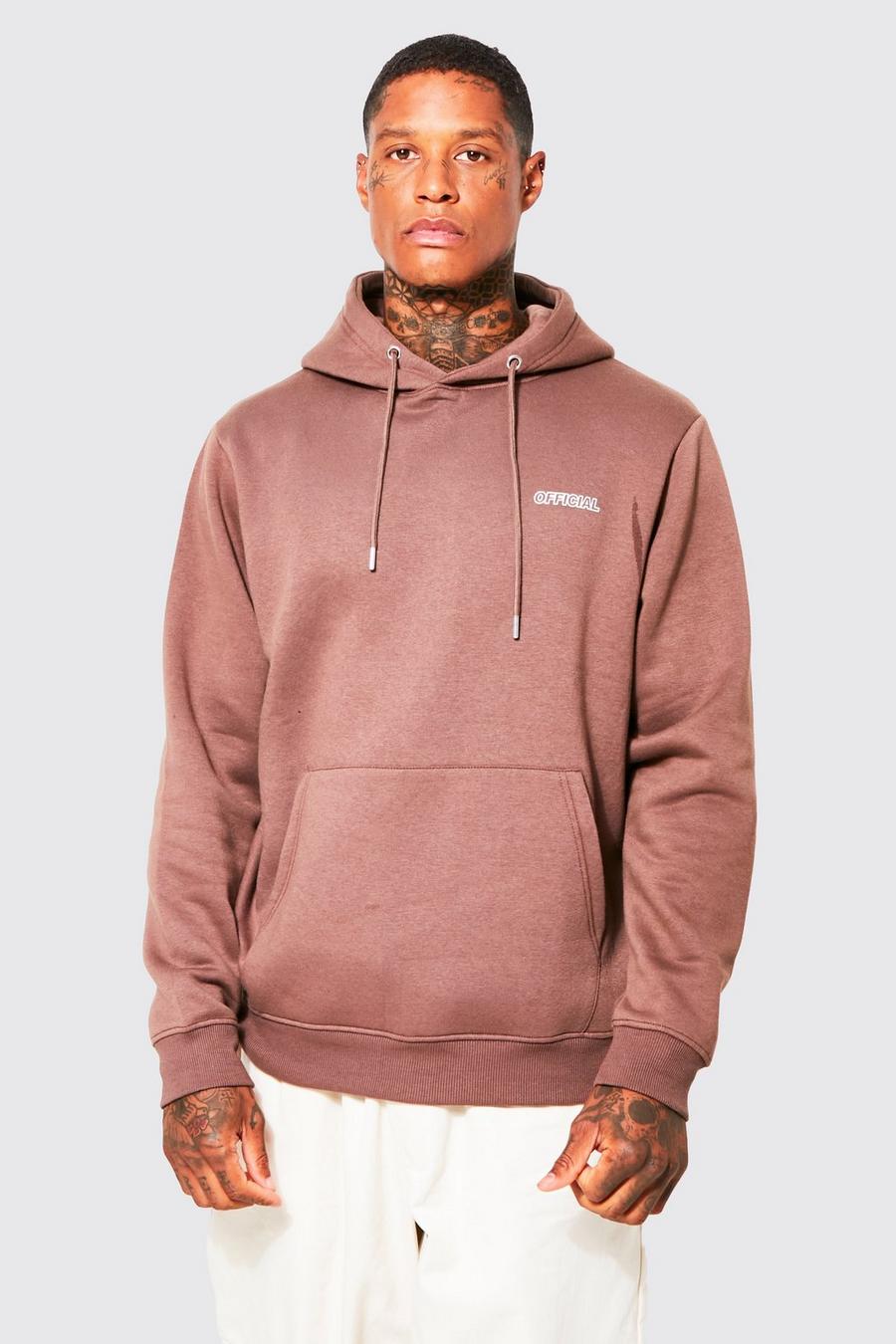 Coffee brown Official Over The Head Hoodie