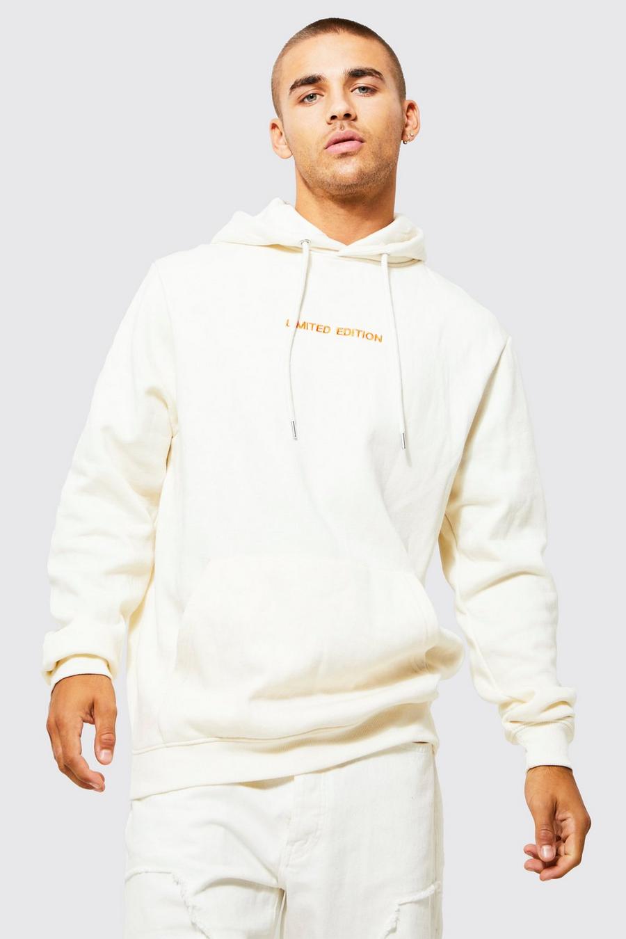 Ecru Limited Over The Head Hoodie image number 1