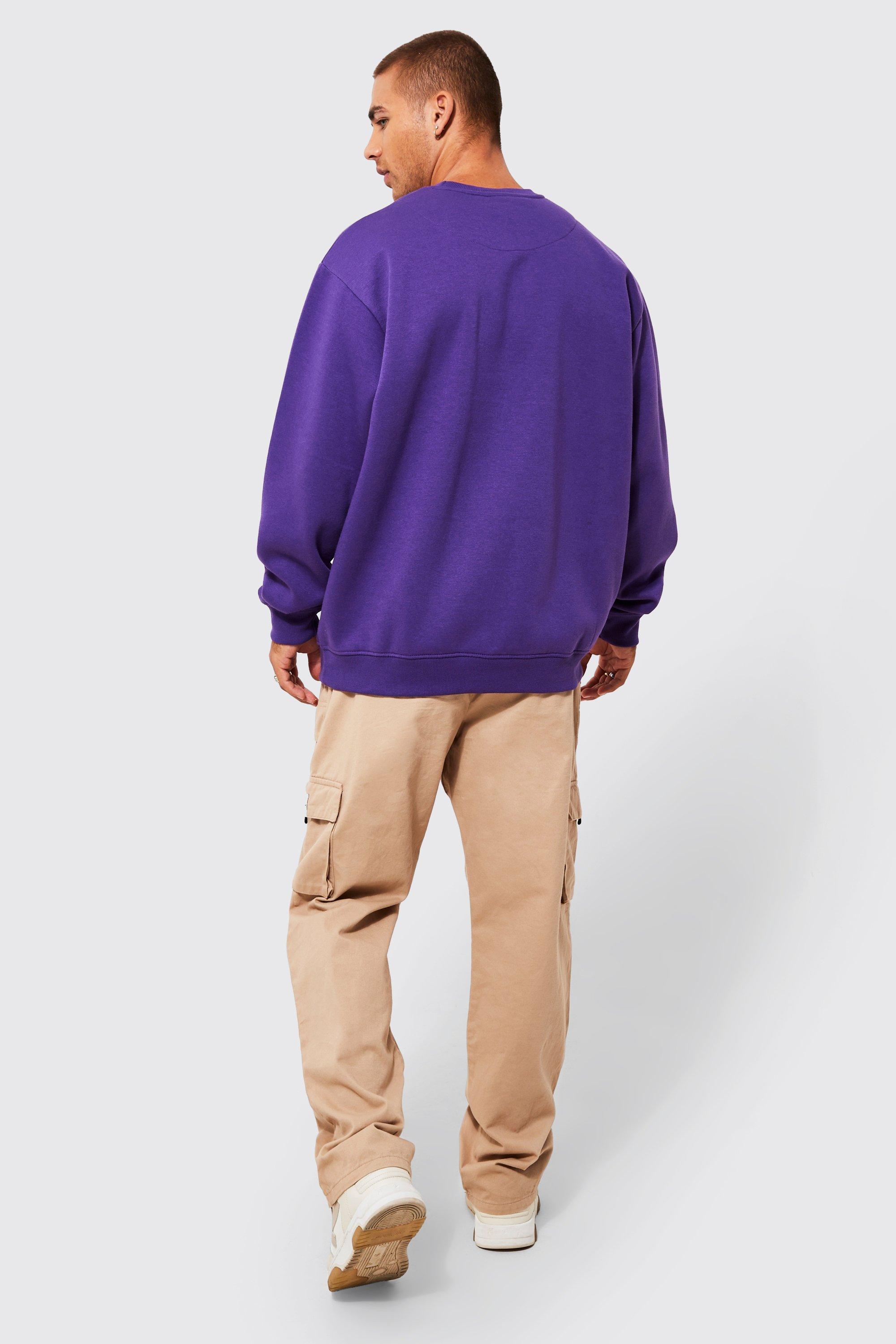 Oversized Offcl Crew Neck Sweatshirt | boohoo