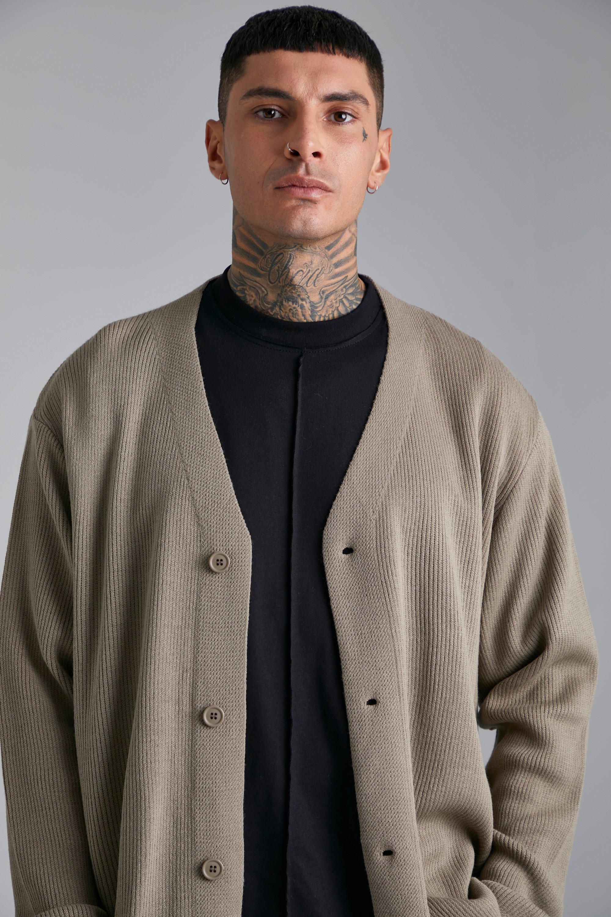 Boohoo shop mens cardigan