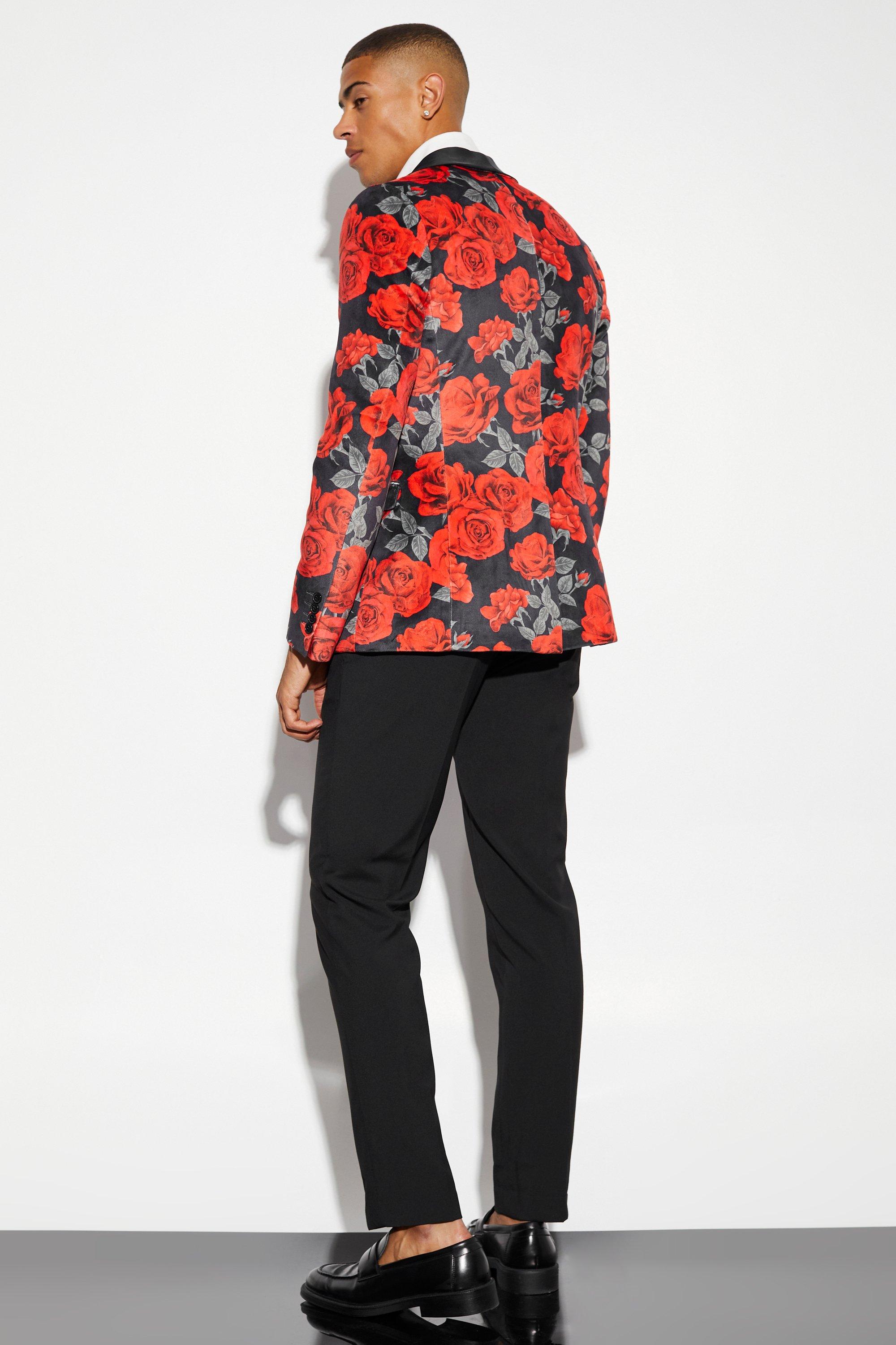 Big and tall hot sale floral blazers