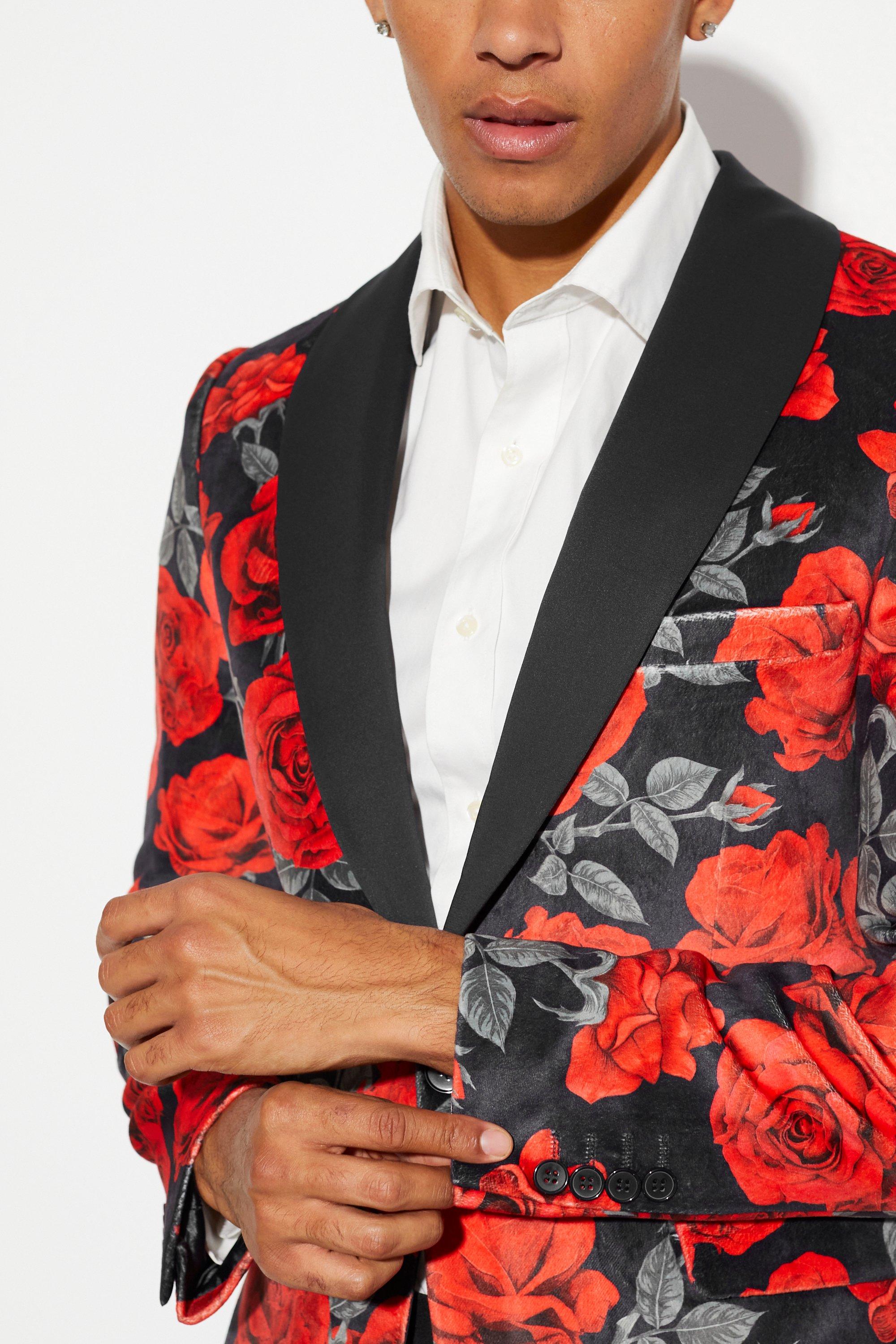 Mens floral shop jackets uk