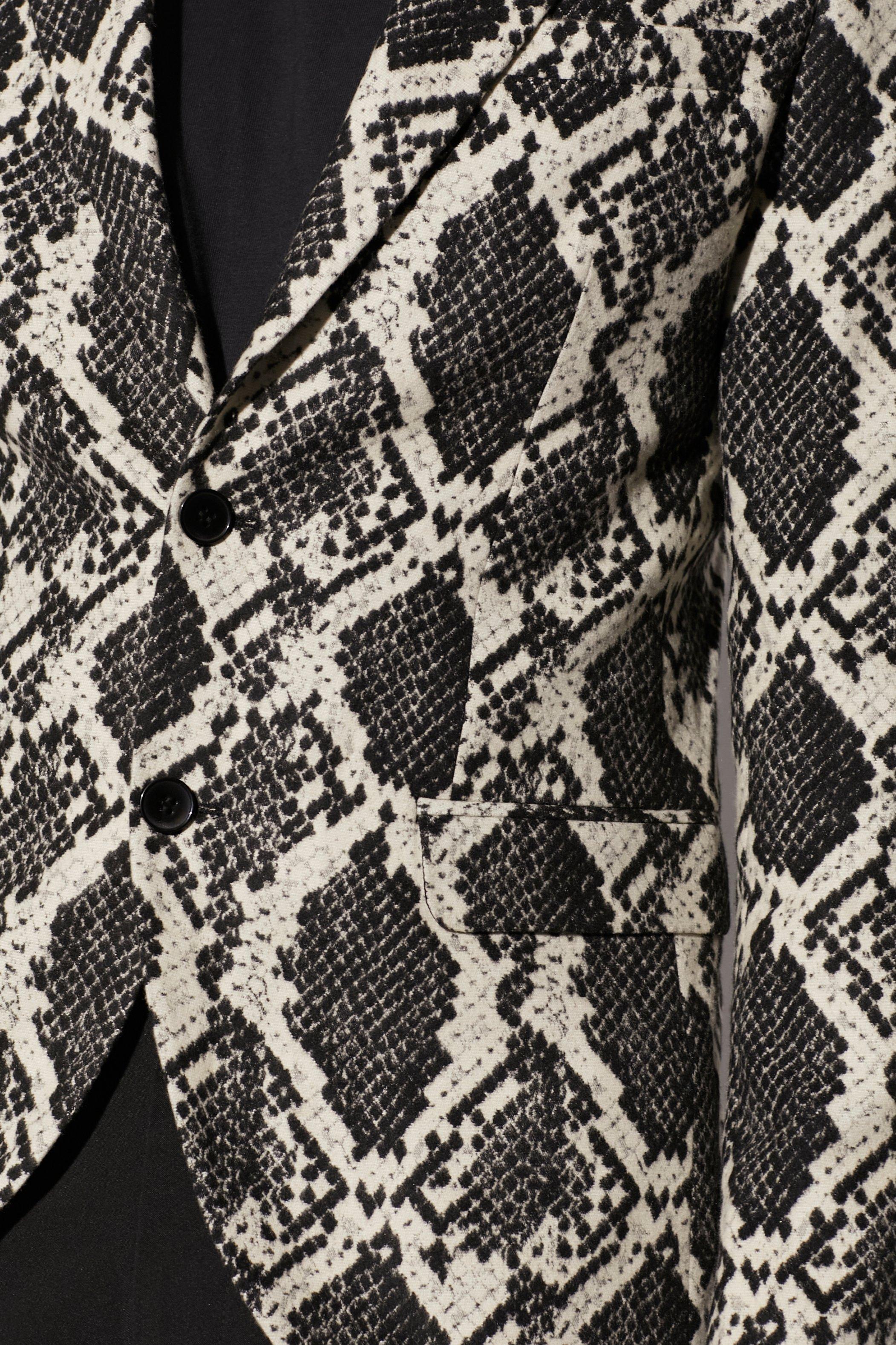 Snakeskin blazer sales