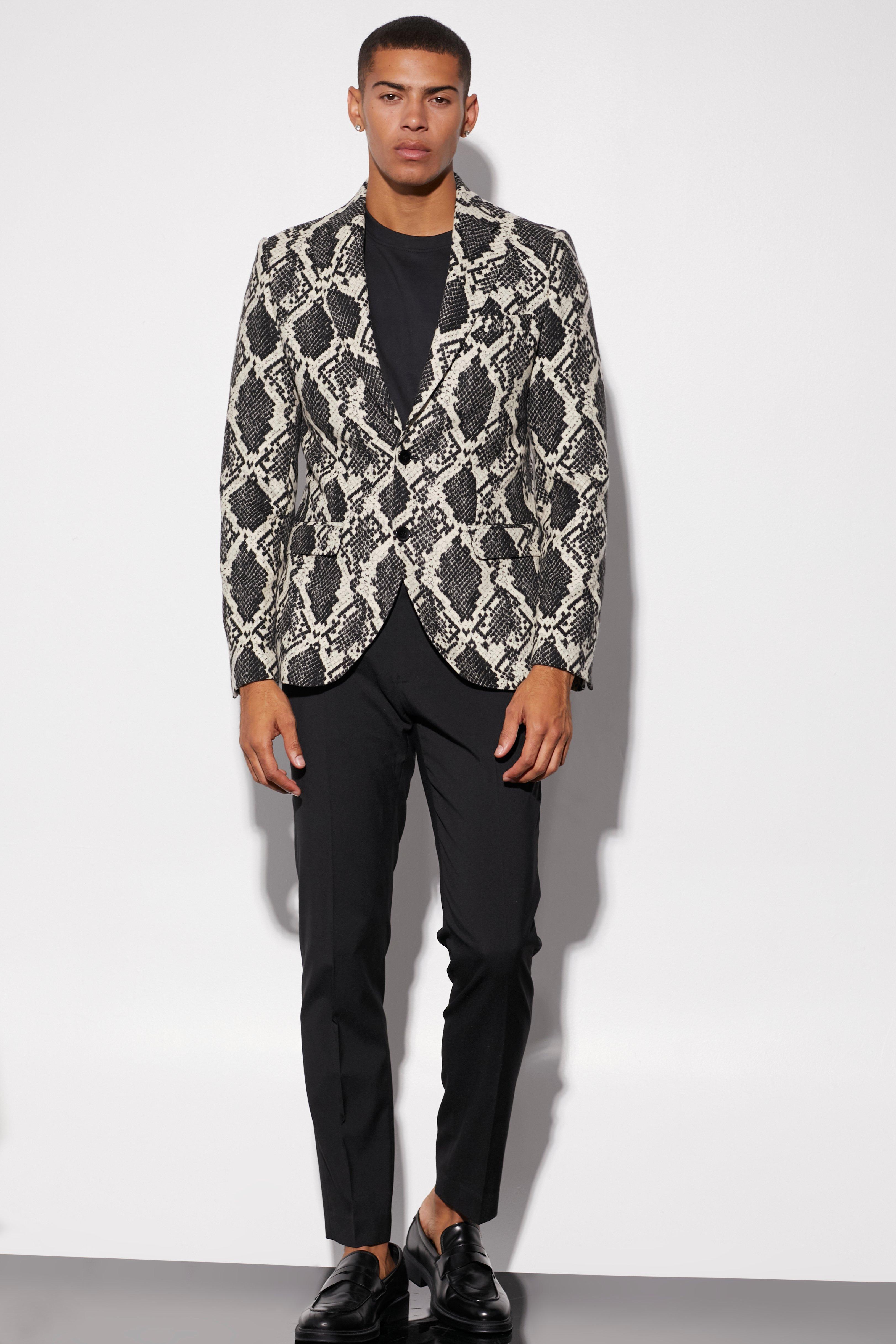 Jacquard blazer outlet