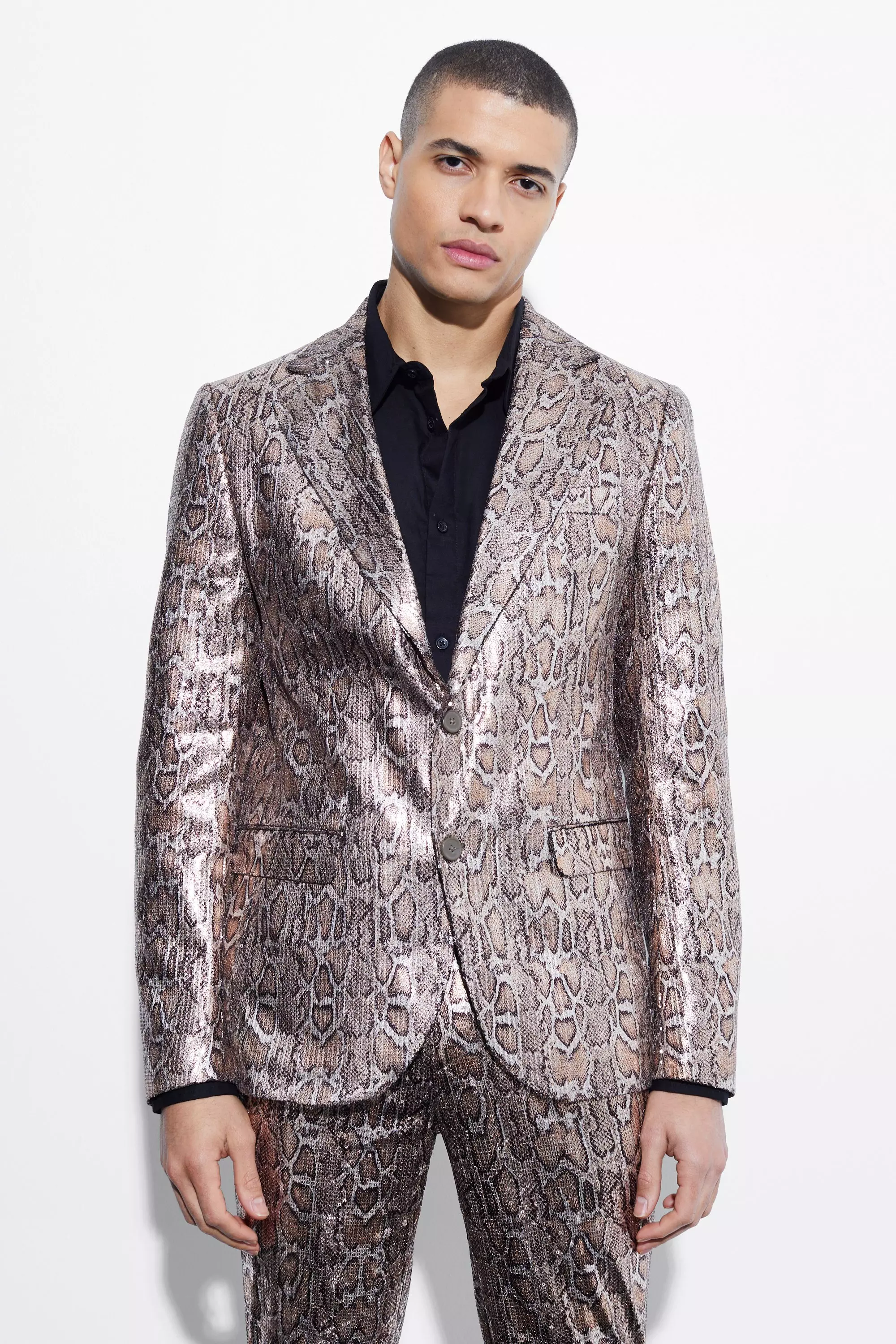 Rose gold outlet mens suit jacket