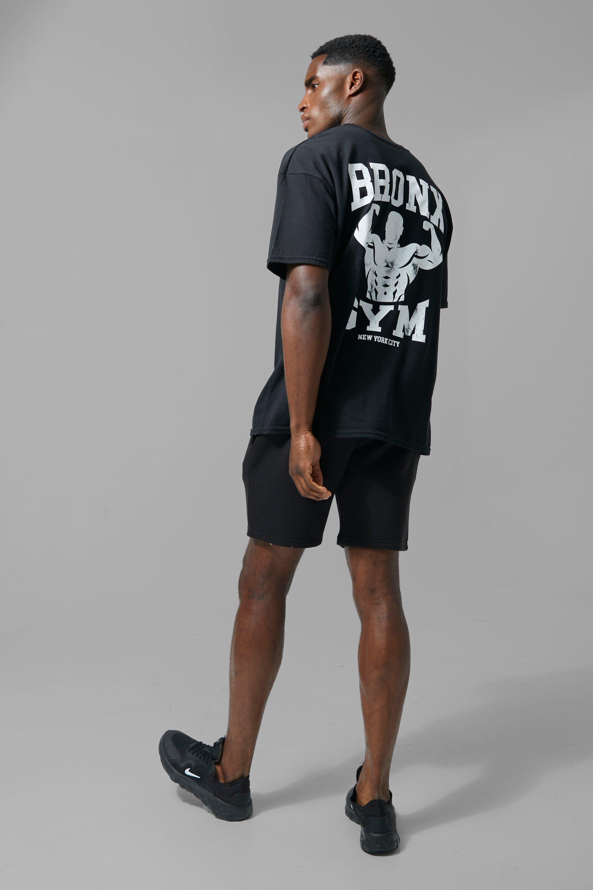 Camiseta Tall MAN Active oversize para el gimnasio con estampado de Bronx
