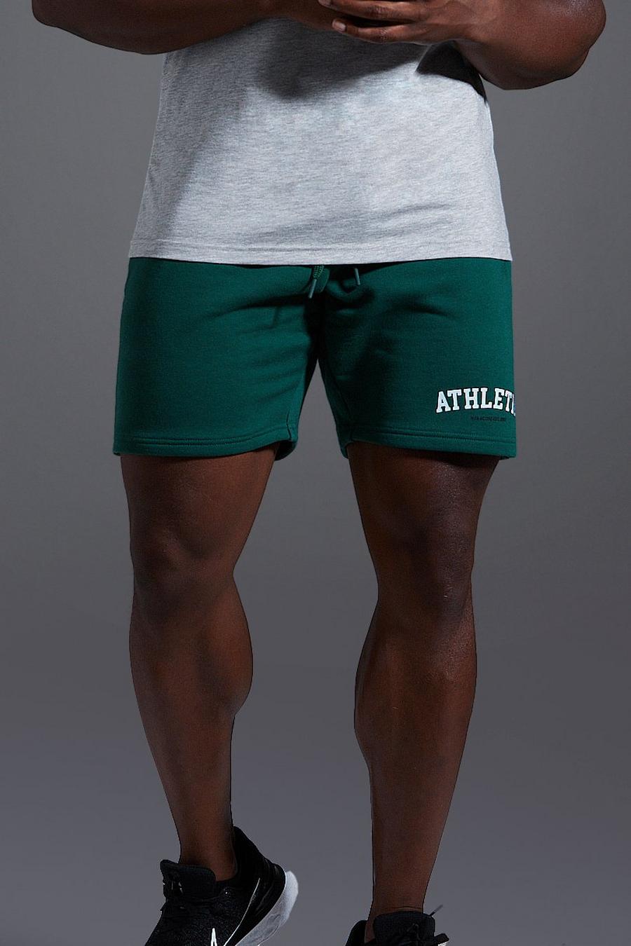 Forest vert Man Active Gym Athletic Shorts