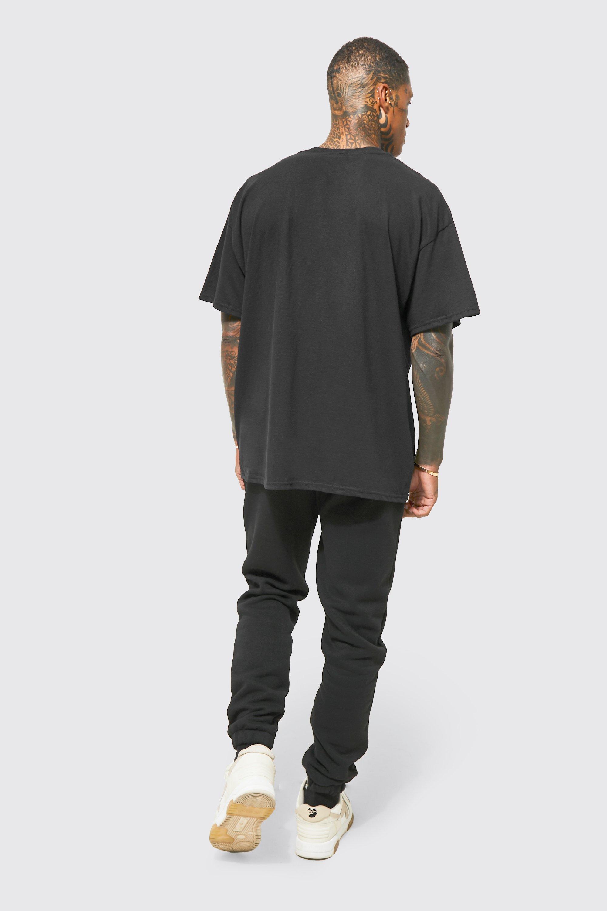 Pull&Bear Ice Cube T-shirt in Black for Men