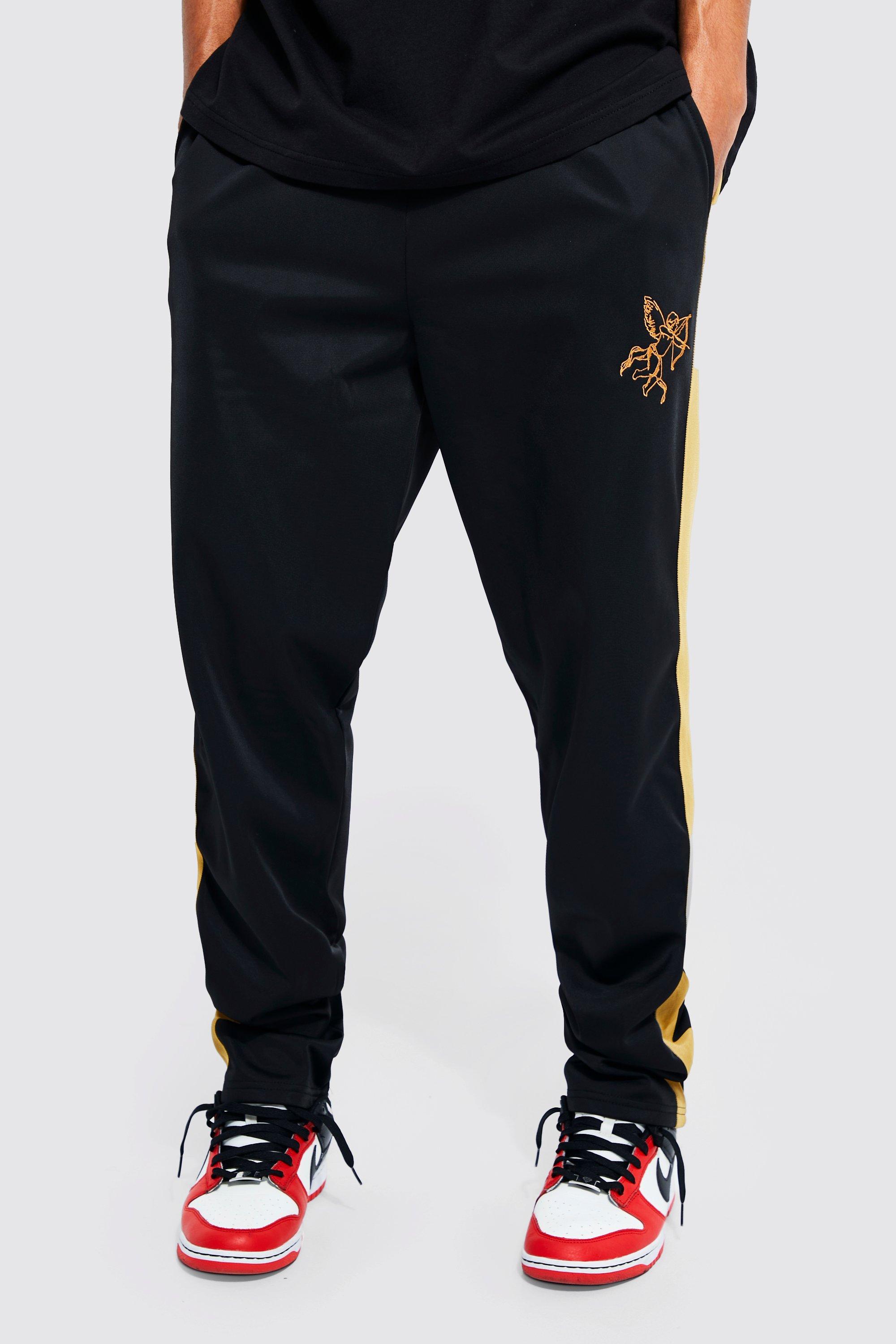 Gym king black discount and gold joggers