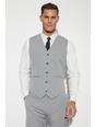 Grey Tall Slim Waistcoat