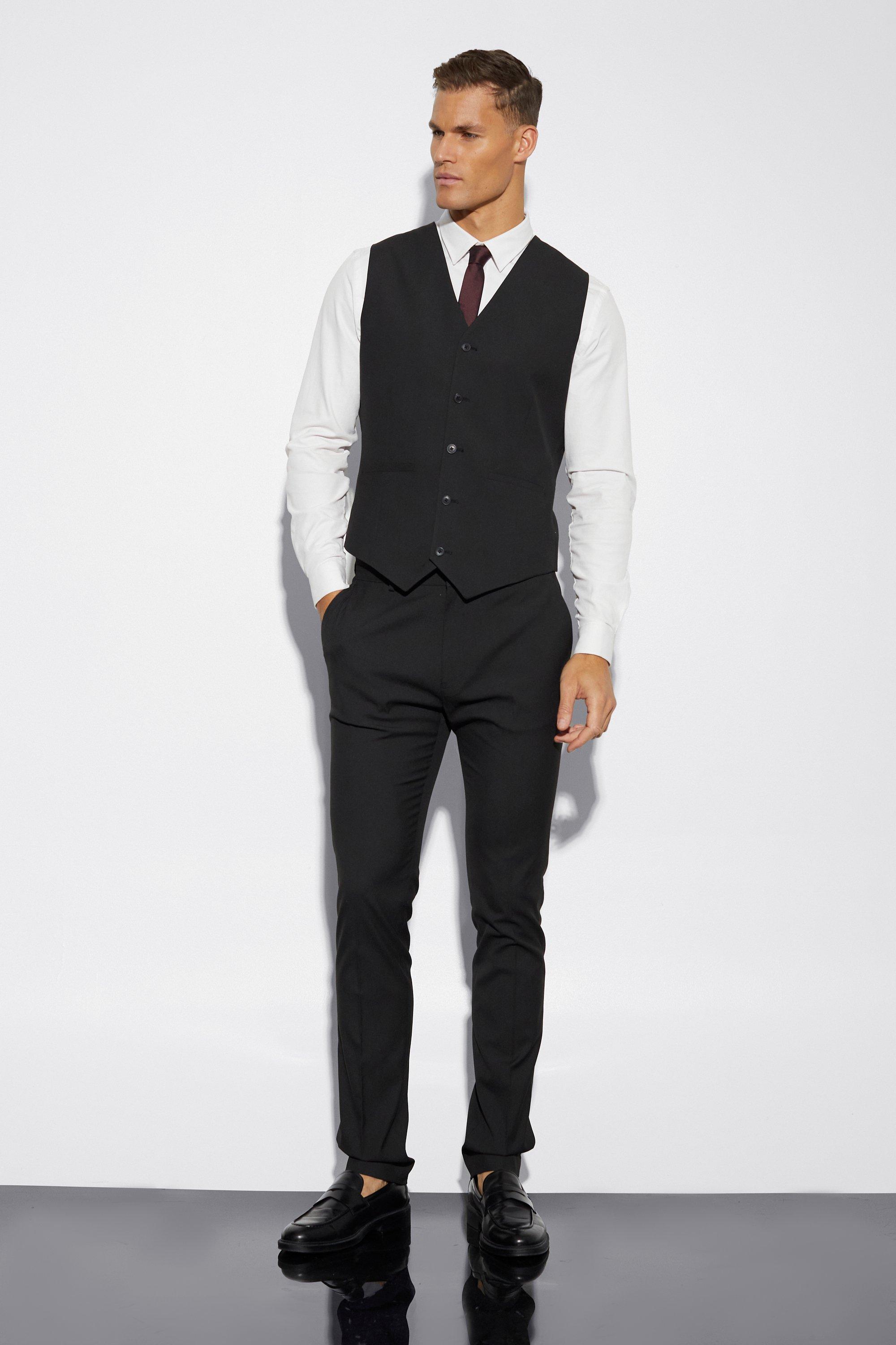 Mens tall store suit vest