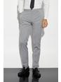 Grey Tall Slim Suit Trousers