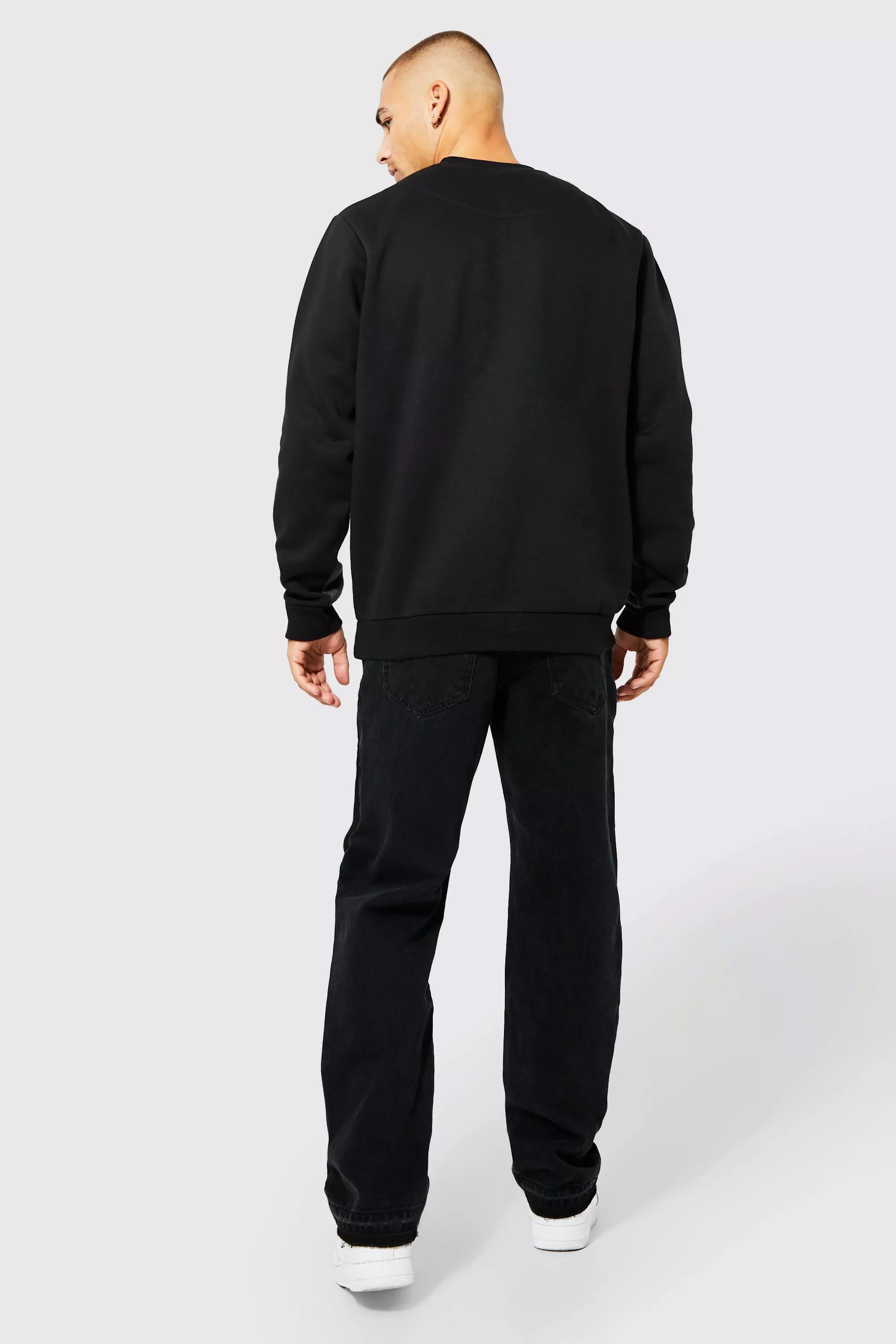 Black Man Roman Colour Block Sweatshirt alternative image