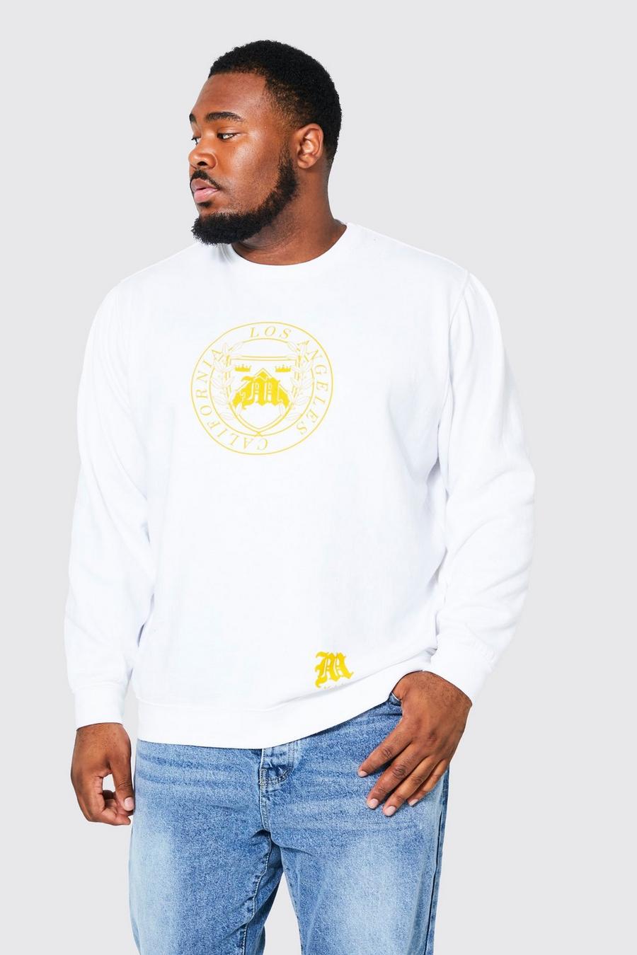 White Plus Los Angeles Graphic Sweat image number 1