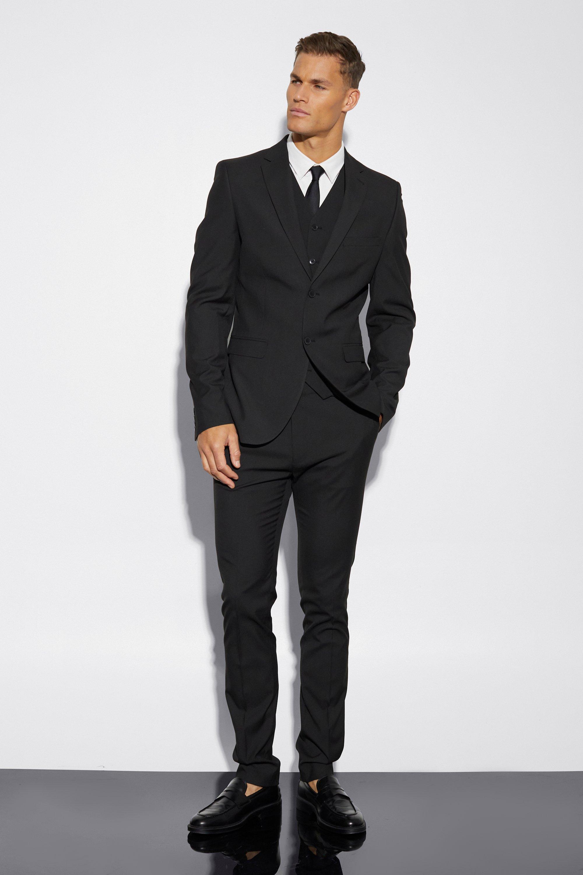 The Modern Stretch Suit Jacket - Black, Fashion Nova, Mens Jackets