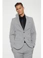 Grey Tall Skinny Single Breasted Suit Jacket