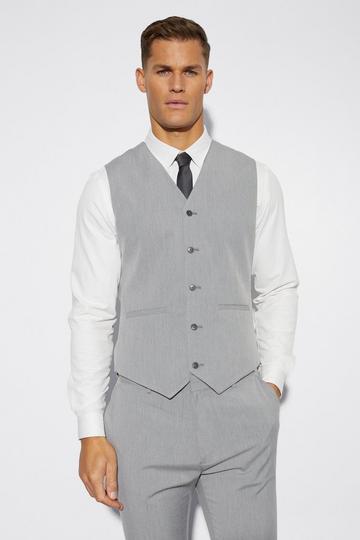 Tall Skinny Waistcoat grey